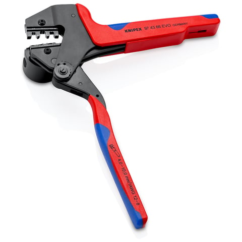 Clește de sertizare Knipex pentru conectori PV MC4® Evo 2, cod 974366EVO