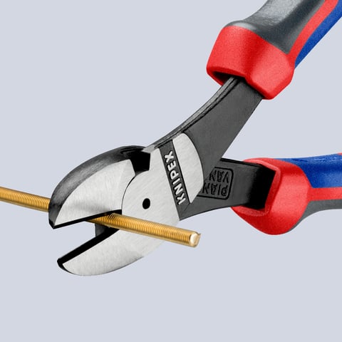 Tăietori diagonali cu pârghie înaltă și mânere comfort KNIPEX 7402180