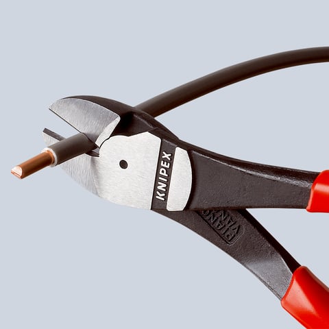 Tăietori diagonali cu pârghie înaltă și mânere comfort KNIPEX 7402160