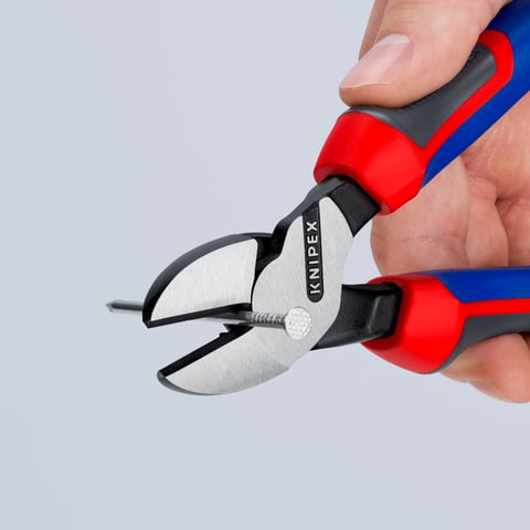 Tăietori diagonali cu pârghie înaltă și mânere comfort KNIPEX 7402200