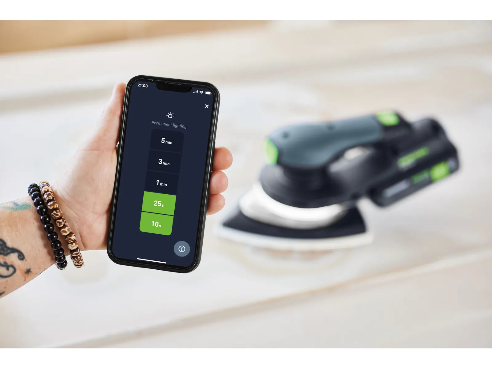 Șlefuitor Delta cu acumulatori Festool DTSC 200-Basic, cod 577713
