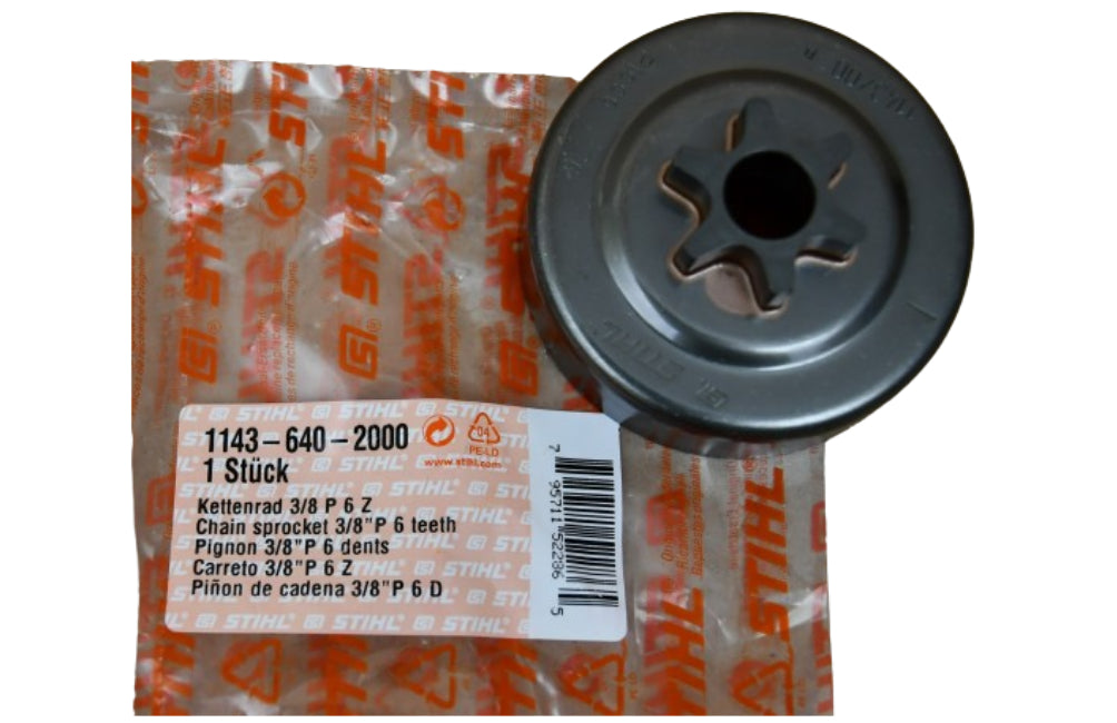 Roată de lanț 3/8"P 6 dinți STIHL [ORIGINAL], cod 11436402000