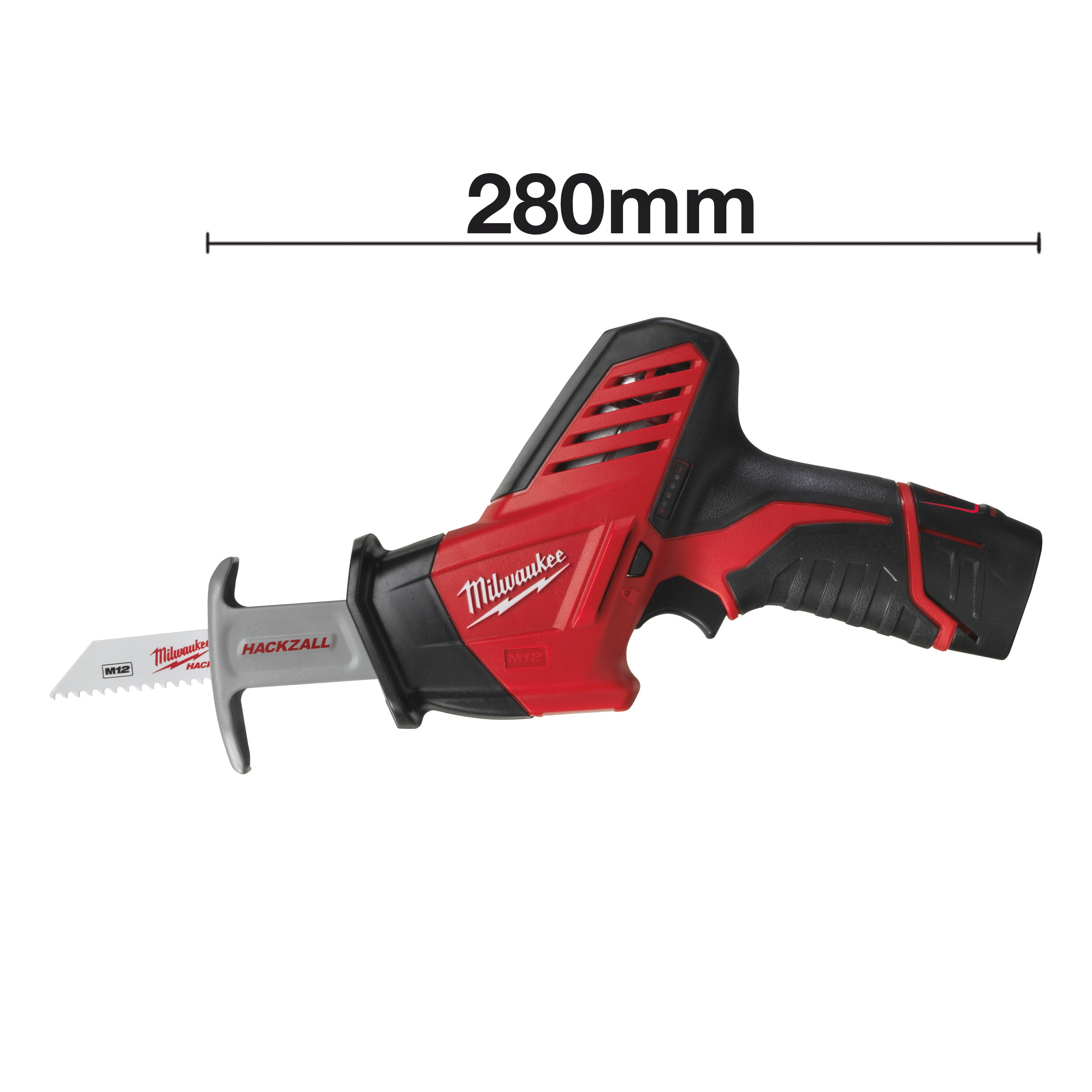 Fierăstrău sabie Hackzall™ Milwaukee C12 HZ-202C subcompact, cod 4933500560