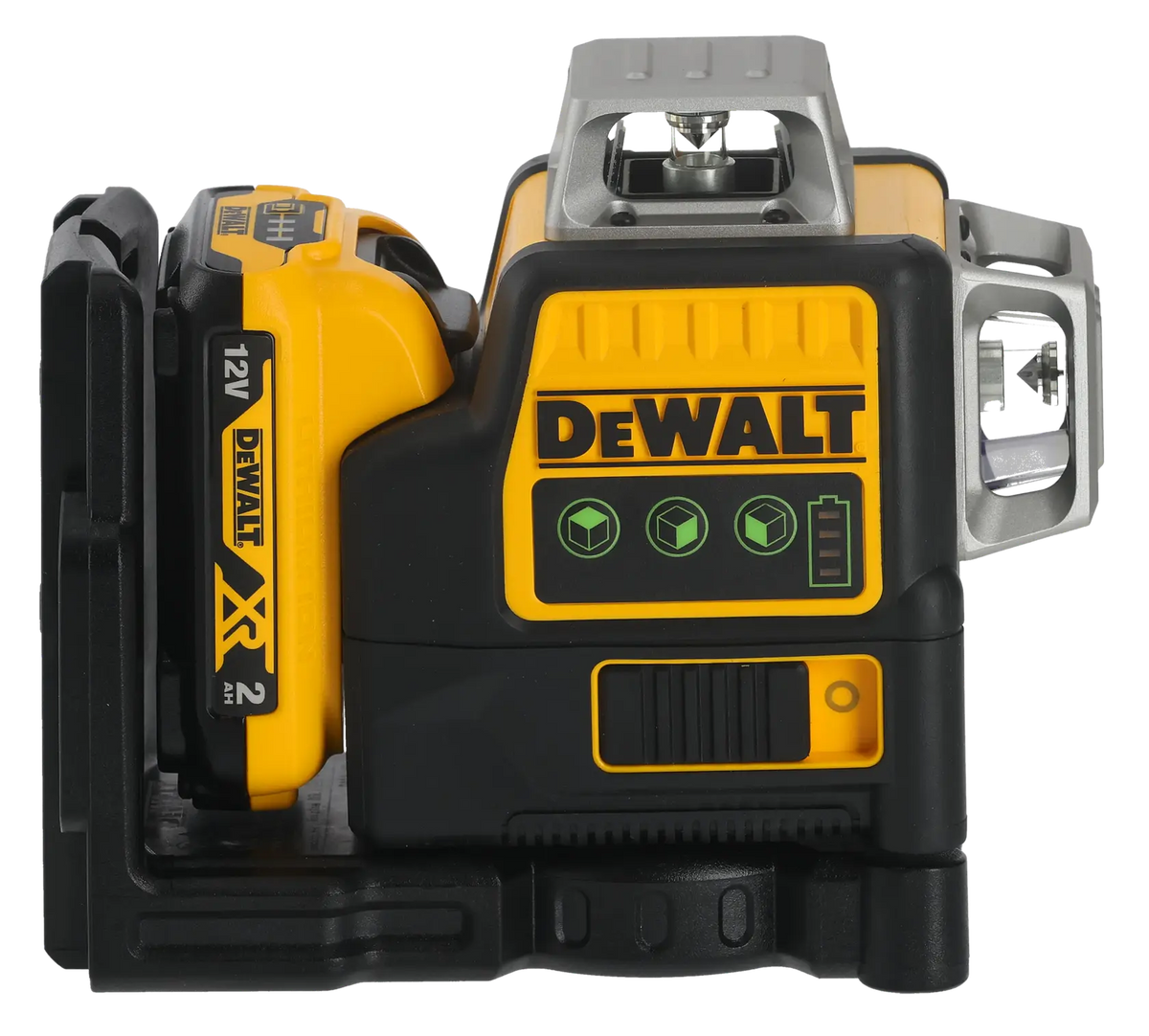 Laser DeWalt cu 3 planuri 360°, fascicul verde, 12 V – DCE089D1G-QW