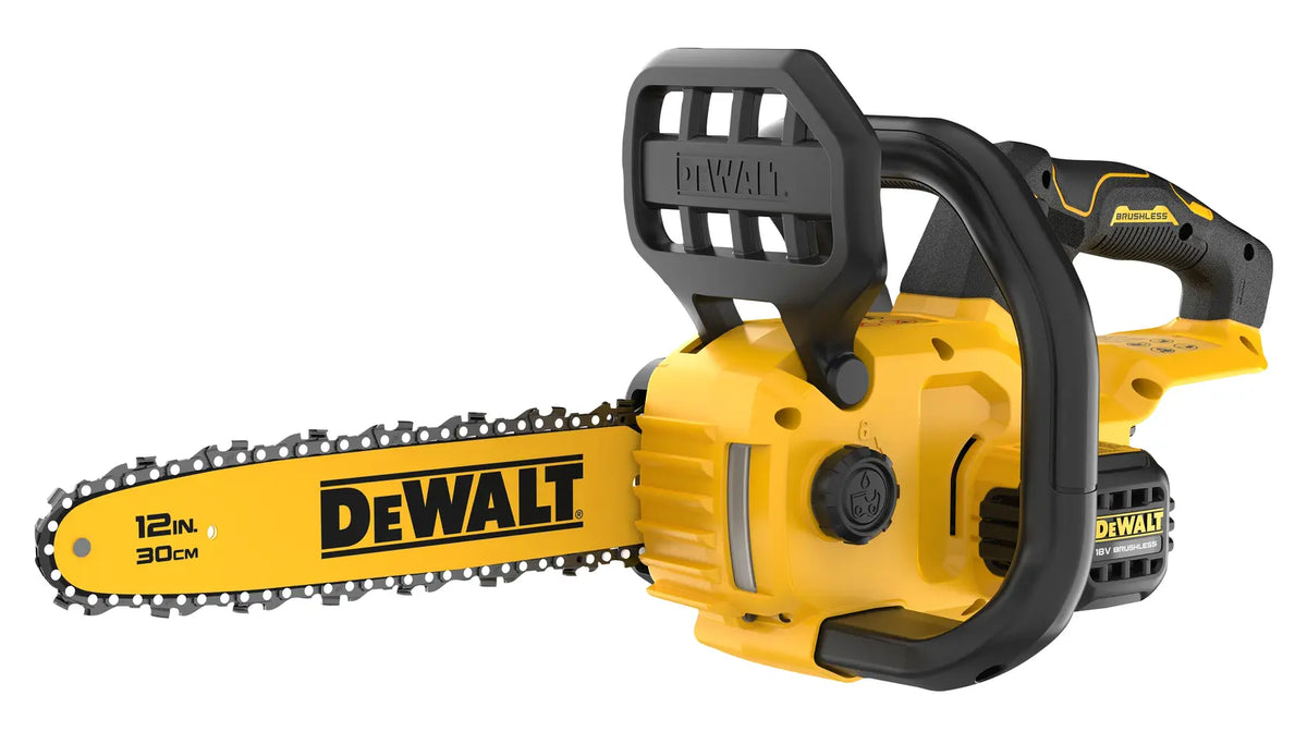 Fierăstrău cu lanț DeWalt XR 18 V fără perii, 30 cm, fără acumulator – DCMCS565N-XJ