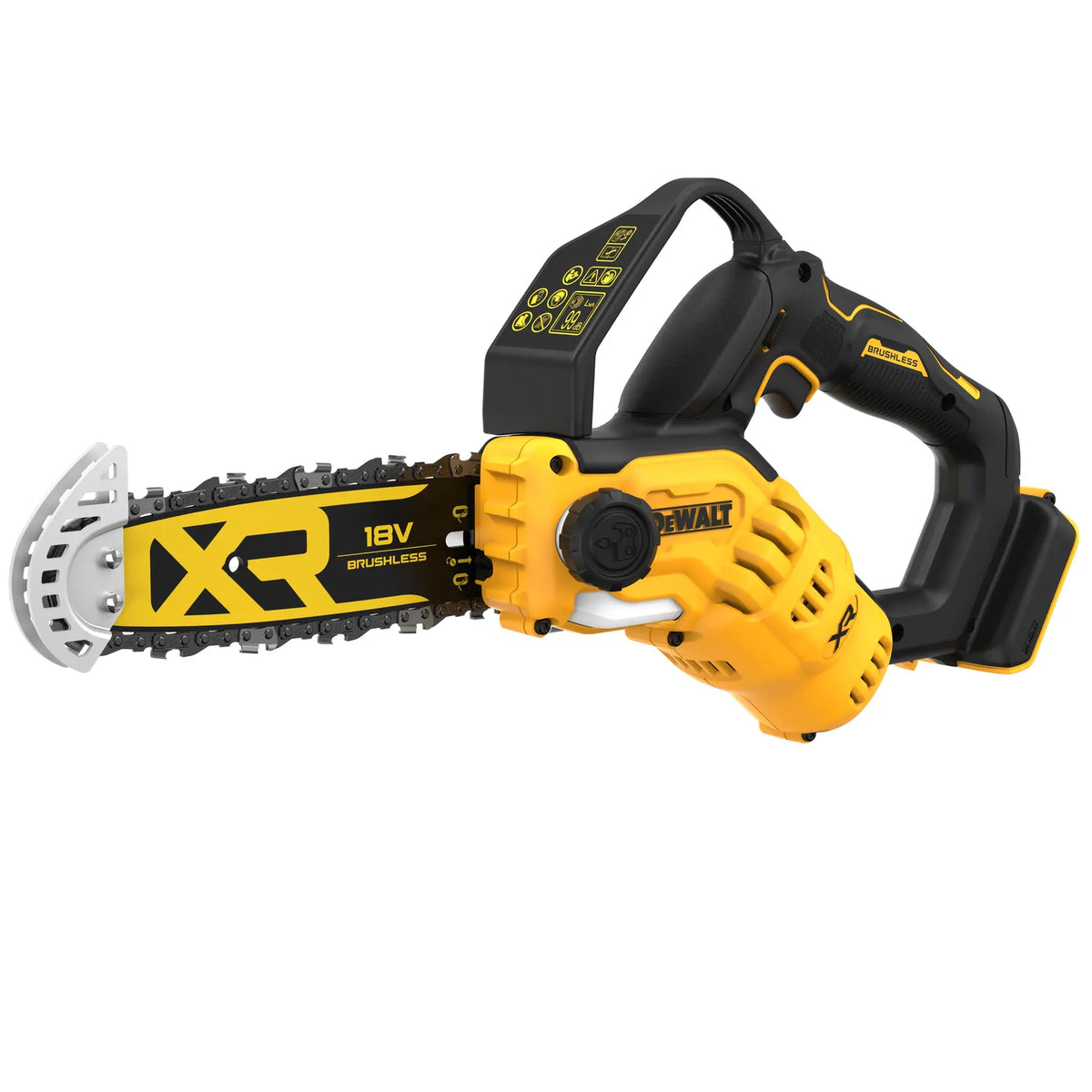 Fierăstrău de tăiere DeWalt XR 18 V, 20 cm, fără acumulator – DCMPS520N-XJ