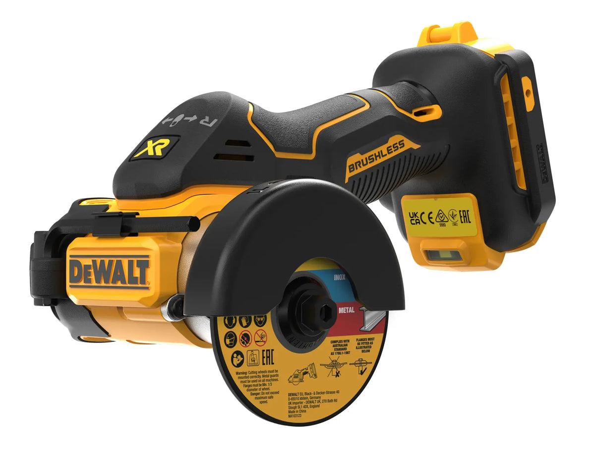 Unealtă de tăiere DeWalt XR 18 V, 75 mm, fără acumulator – DCS438N-XJ