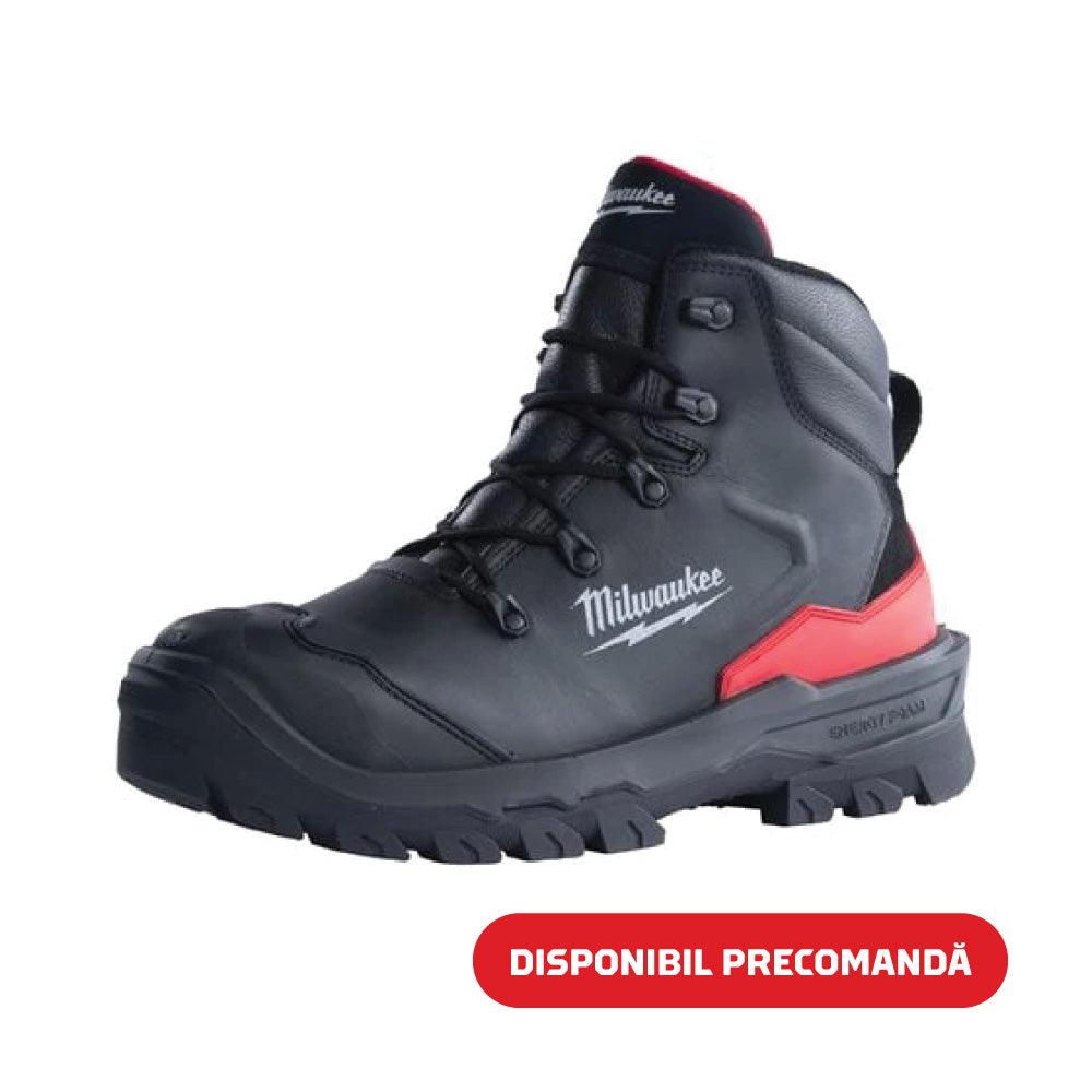 Ghete negre de protecție Milwaukee, ARMOURTRED S3S 1M110111W ESD HRO SC FO LG SR - BIG STORE (Dynamic Tools SRL)