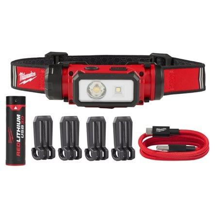 Lanternă frontală reîncărcabilă L4 HL2-301, Redlithium USB 600 lm, cu acumulator L4 B3 Milwaukee cod 4933479963 - BIG STORE (Dynamic Tools SRL)