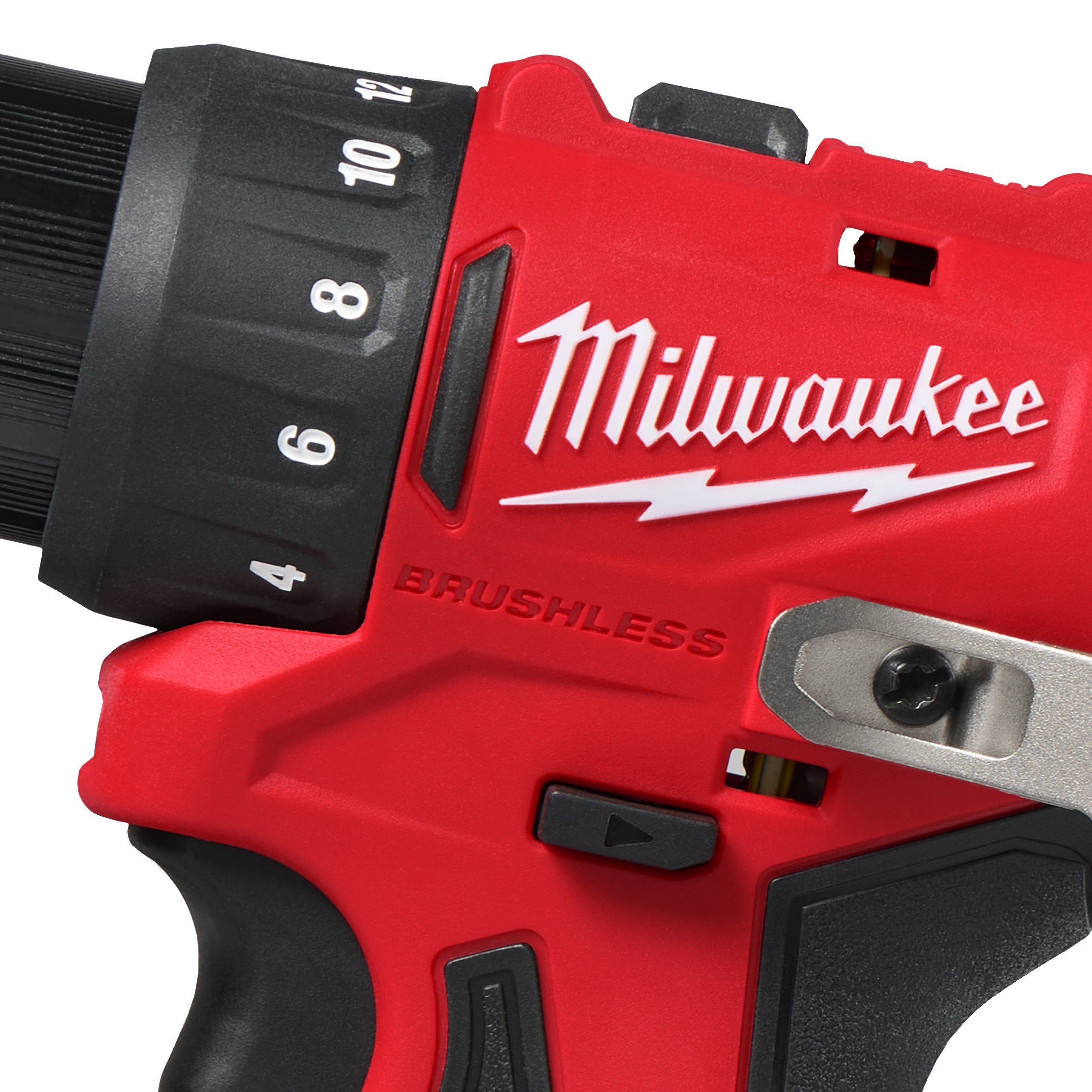 Mașină compactă de găurit, fără perii Milwaukee M12 BLDDRC-0, cod 4933499683