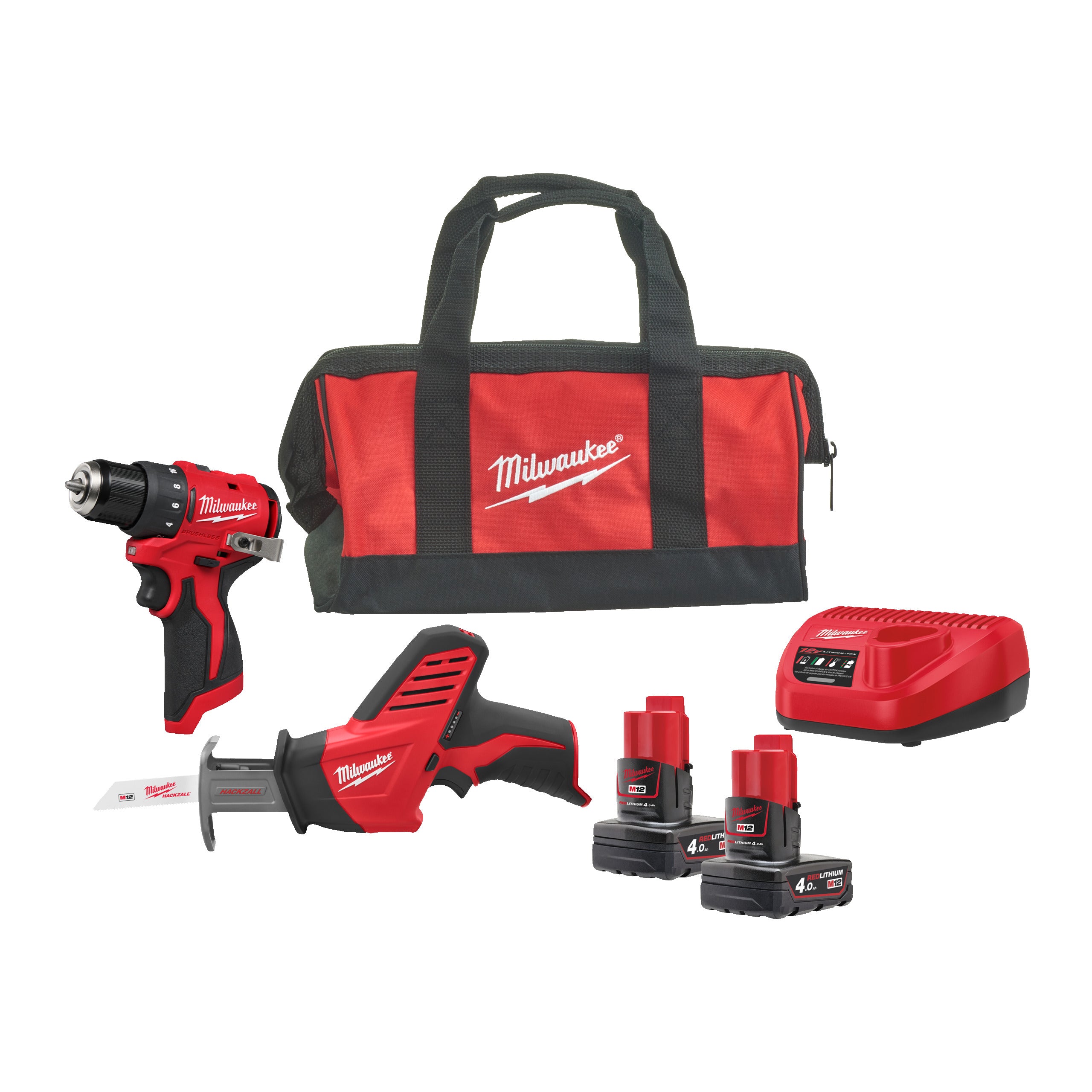 Set combinat de scule Milwaukee M12 BLPP2A-402B , cod 4933499692