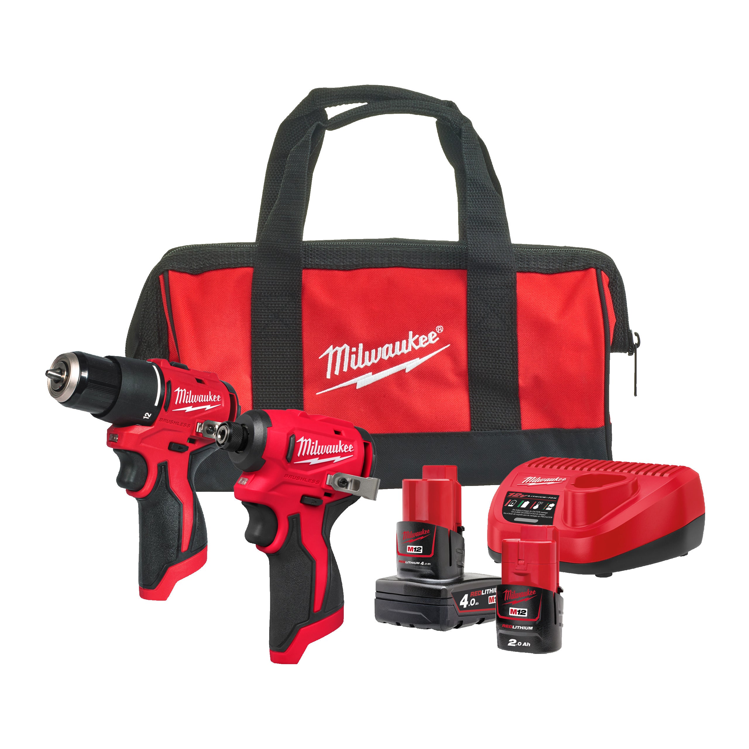 Set combinat de scule Milwaukee M12 BLPP2B-422B , cod 4933500425