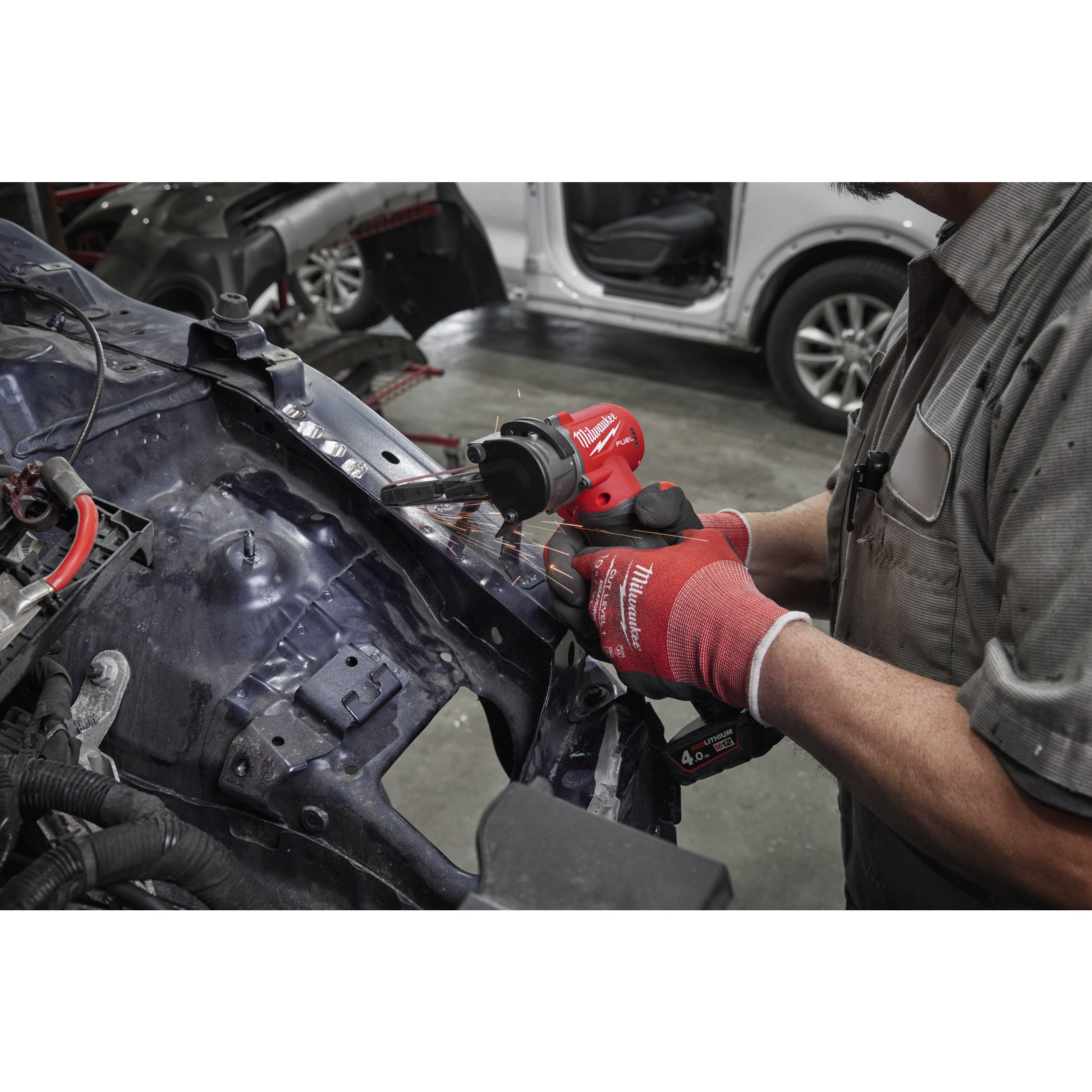 Șlefuitor cu bandă Milwaukee M12 FBFL10-0 FUEL™ 10 mm, cod 4933480958
