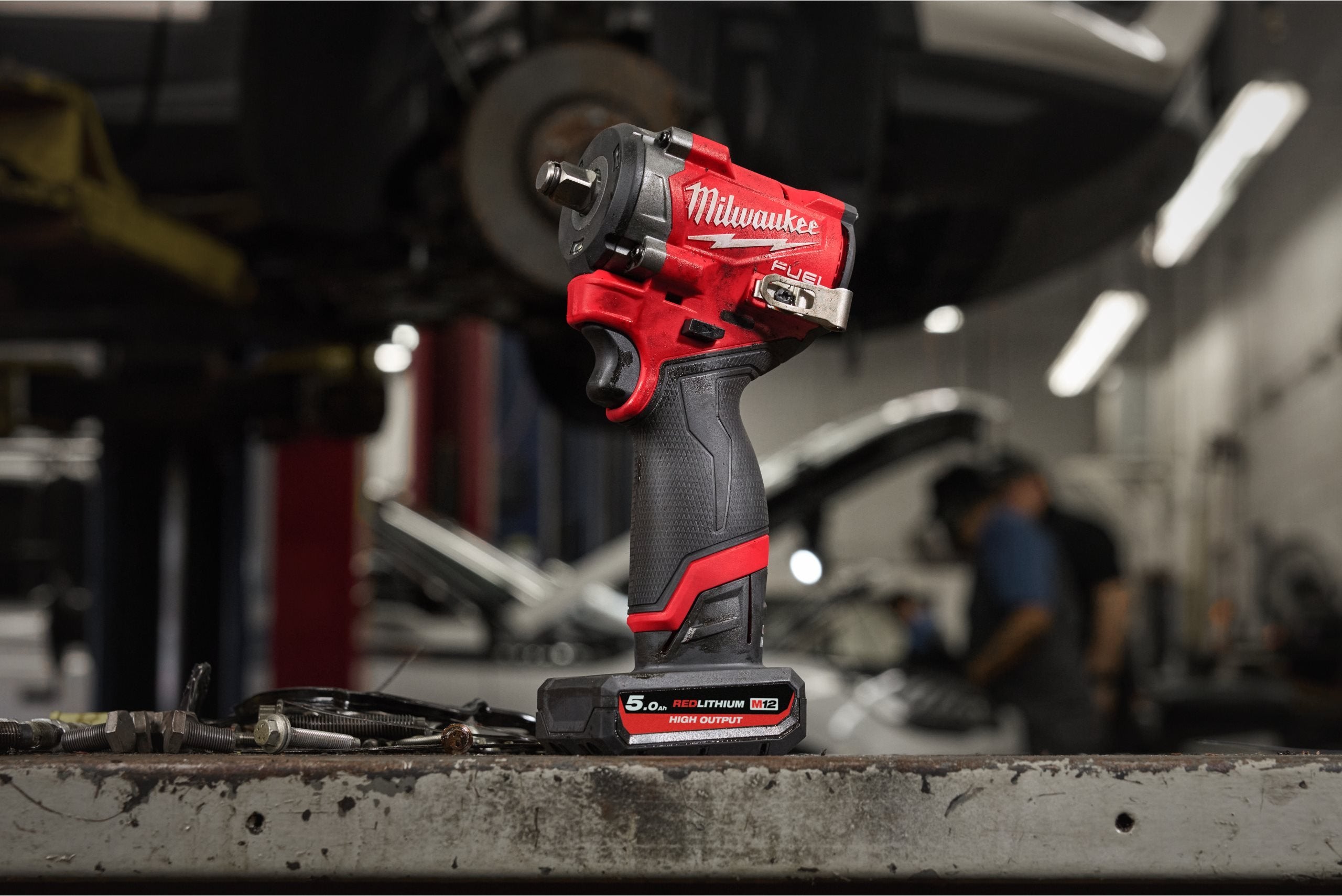 Cheie compactă de impact ½″ Milwaukee M12 FCIWF12G3-0 FUEL™ cu inel de fixare, cod 4933493454