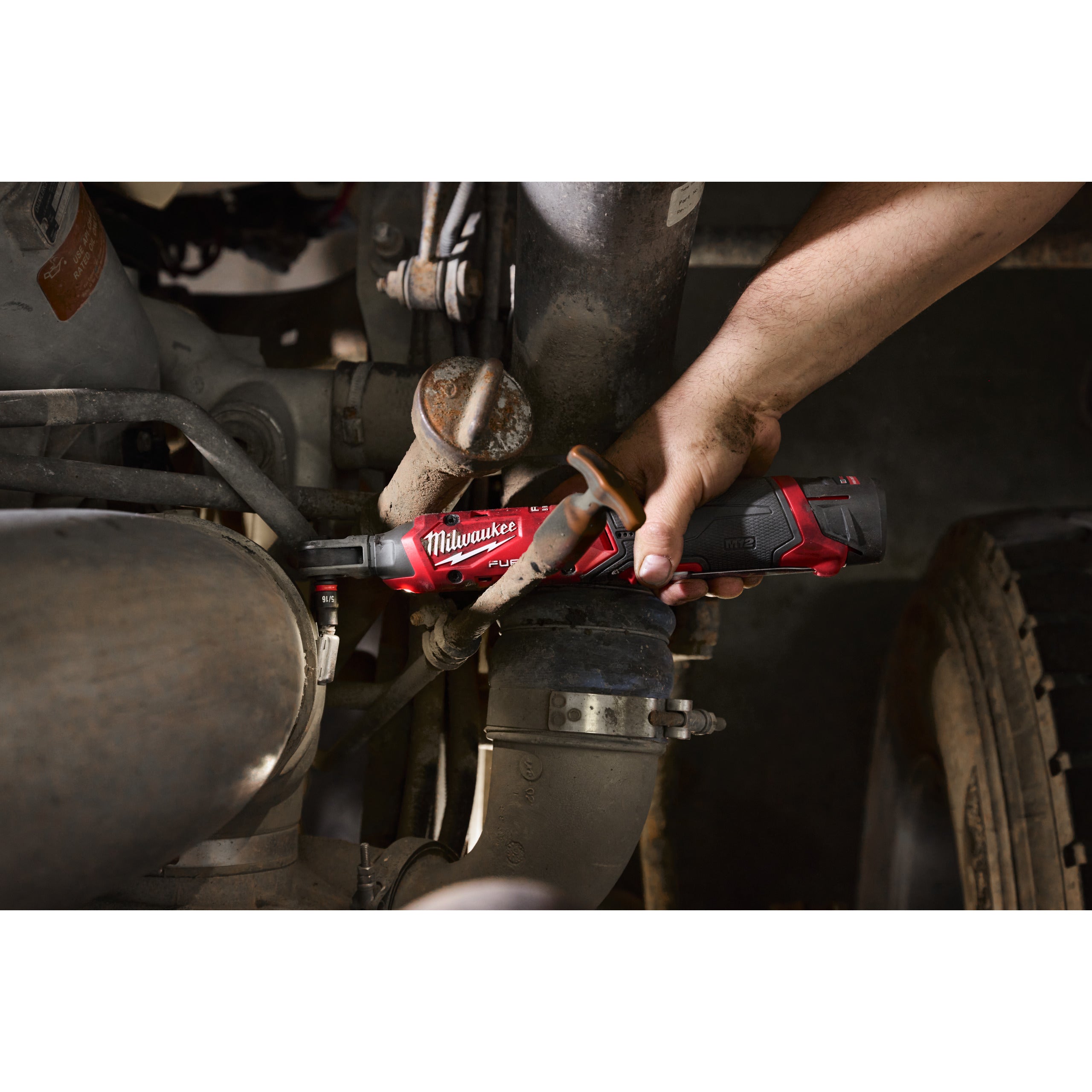 Antrenor cu clichet Milwaukee M12 FIR14G2-0 FUEL™ ¼″, cod 4933498933