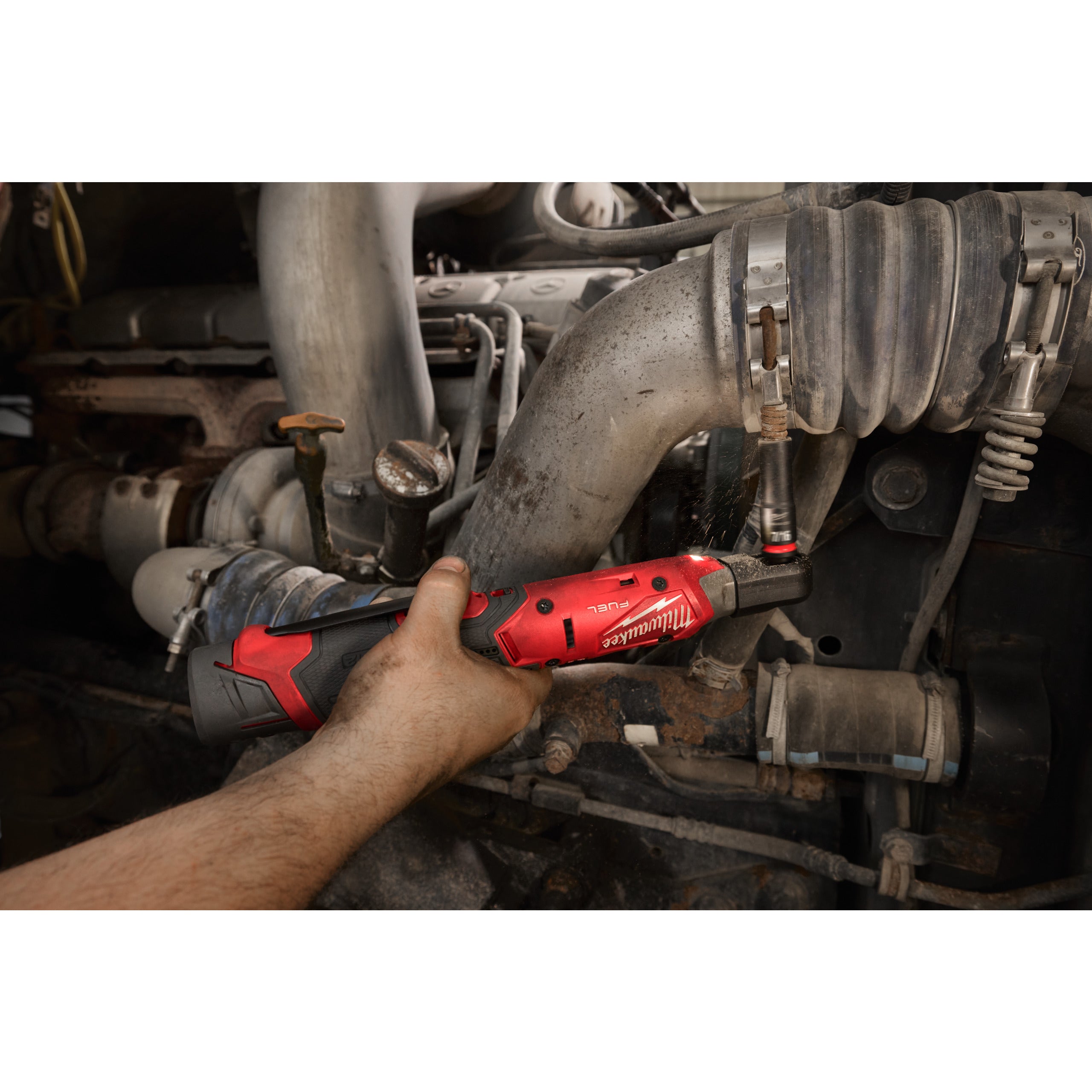 Antrenor cu clichet Milwaukee M12 FIR38G2-252B FUEL™ ⅜″, cod 4933498937