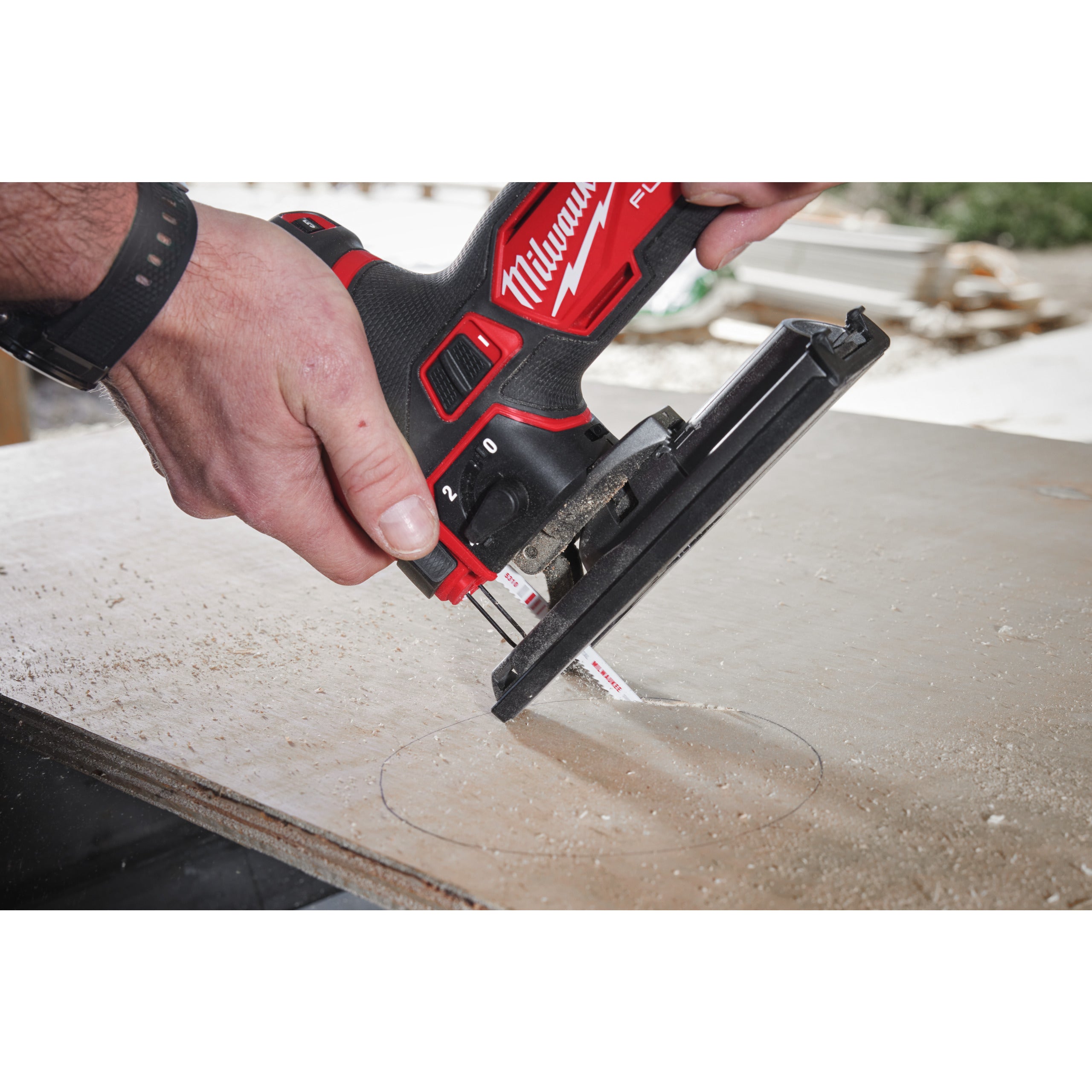 Fierăstrău pendular Milwaukee M12 FJS-0 FUEL™, cod 4933500574