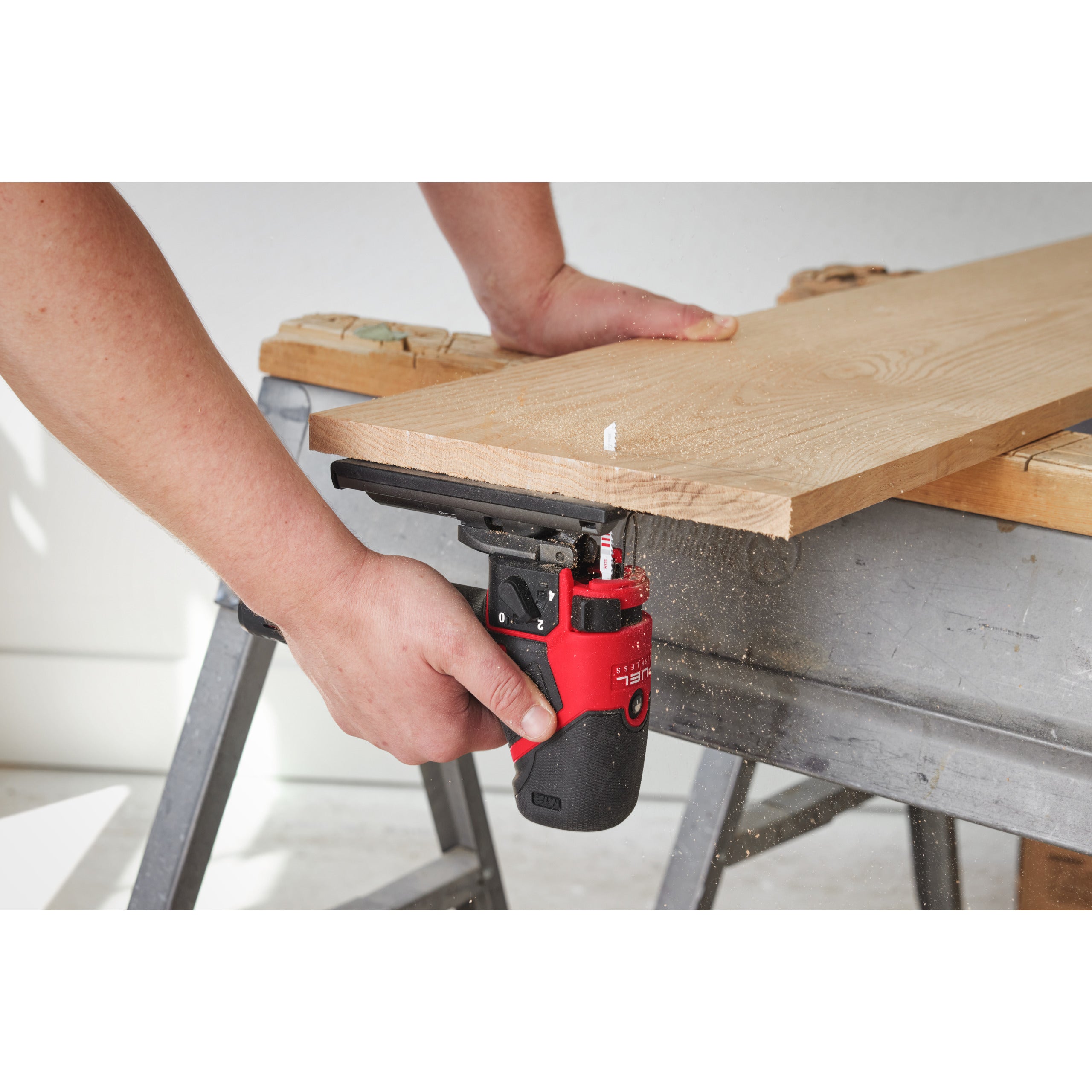 Fierăstrău pendular Milwaukee M12 FJS-0 FUEL™, cod 4933500574