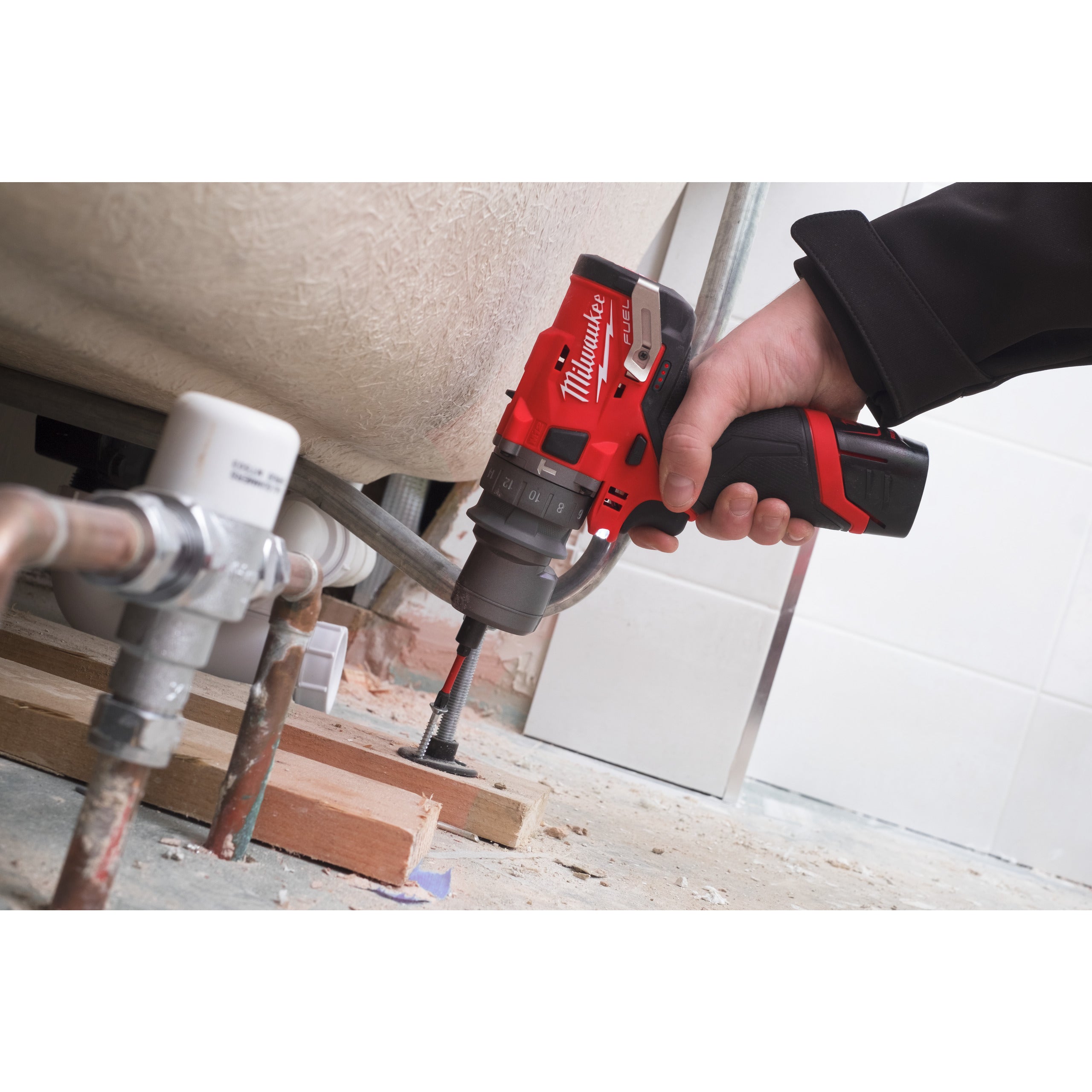 Accesoriu pentru găurire Milwaukee M12 FPDX-OA, cod 4932464481