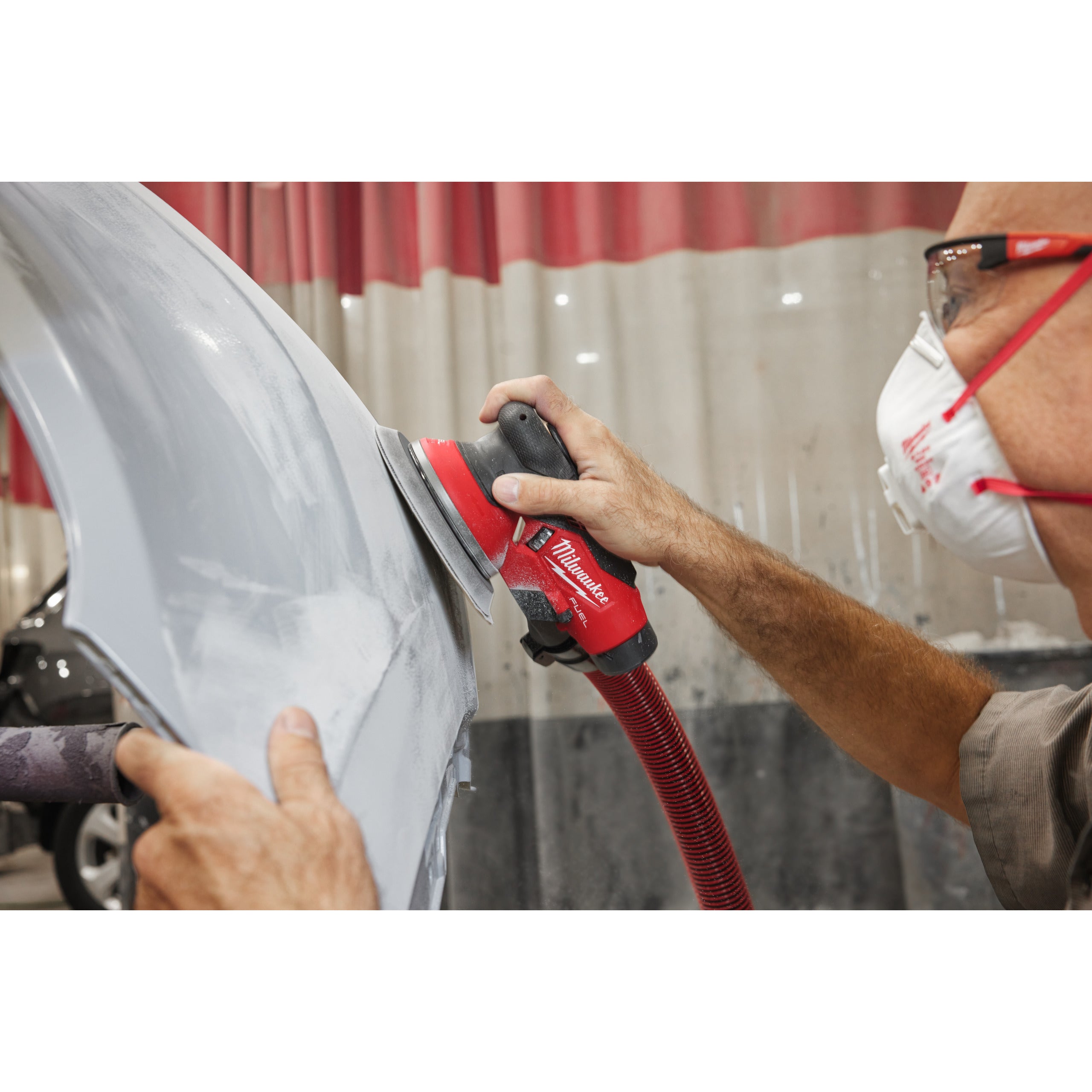 Șlefuitor orbital Milwaukee M12 FROS5-502X FUEL™ 150 mm cu orbită de 5.0 mm, cod 4933493651