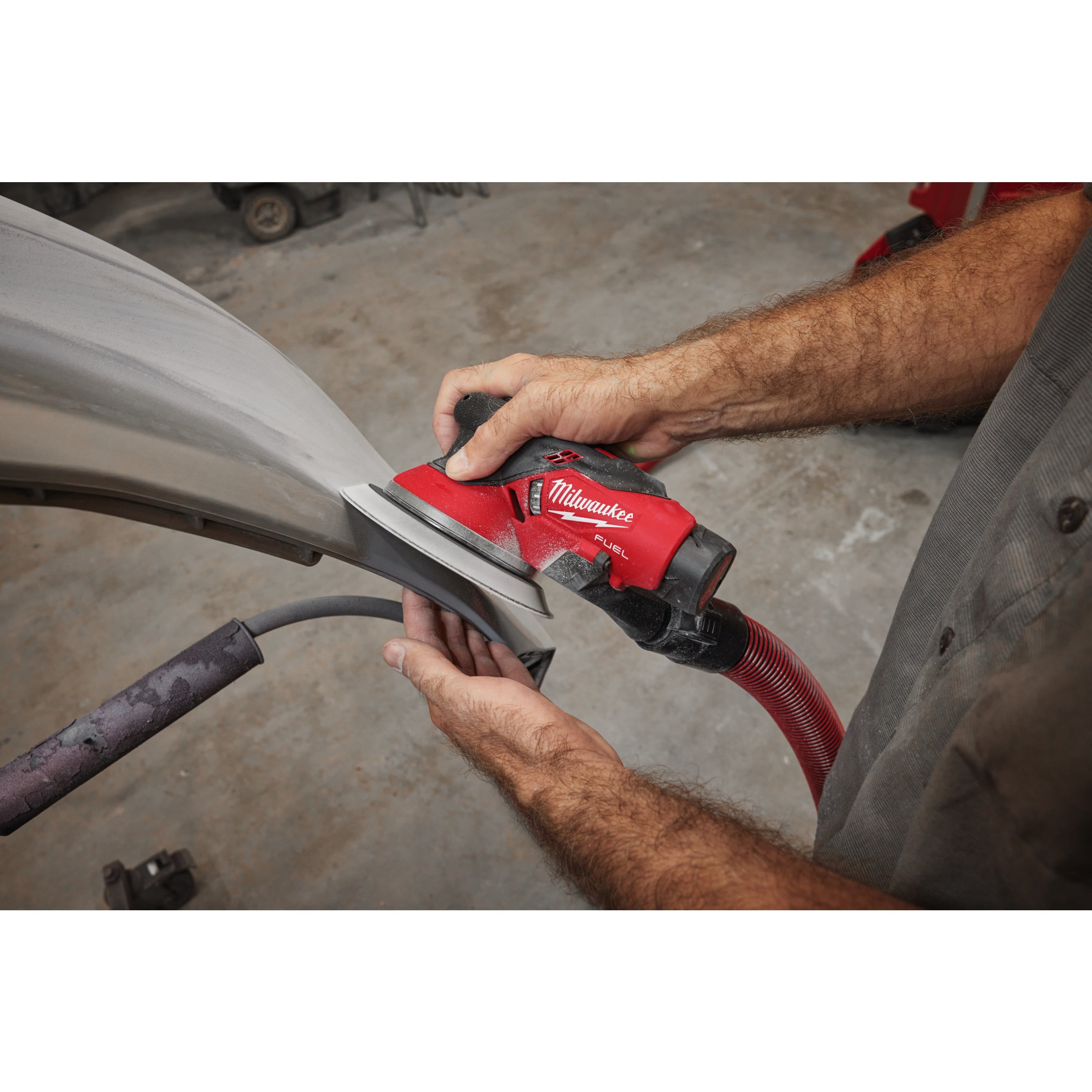 Șlefuitor orbital Milwaukee M12 FROS5-502X FUEL™ 150 mm cu orbită de 5.0 mm, cod 4933493651