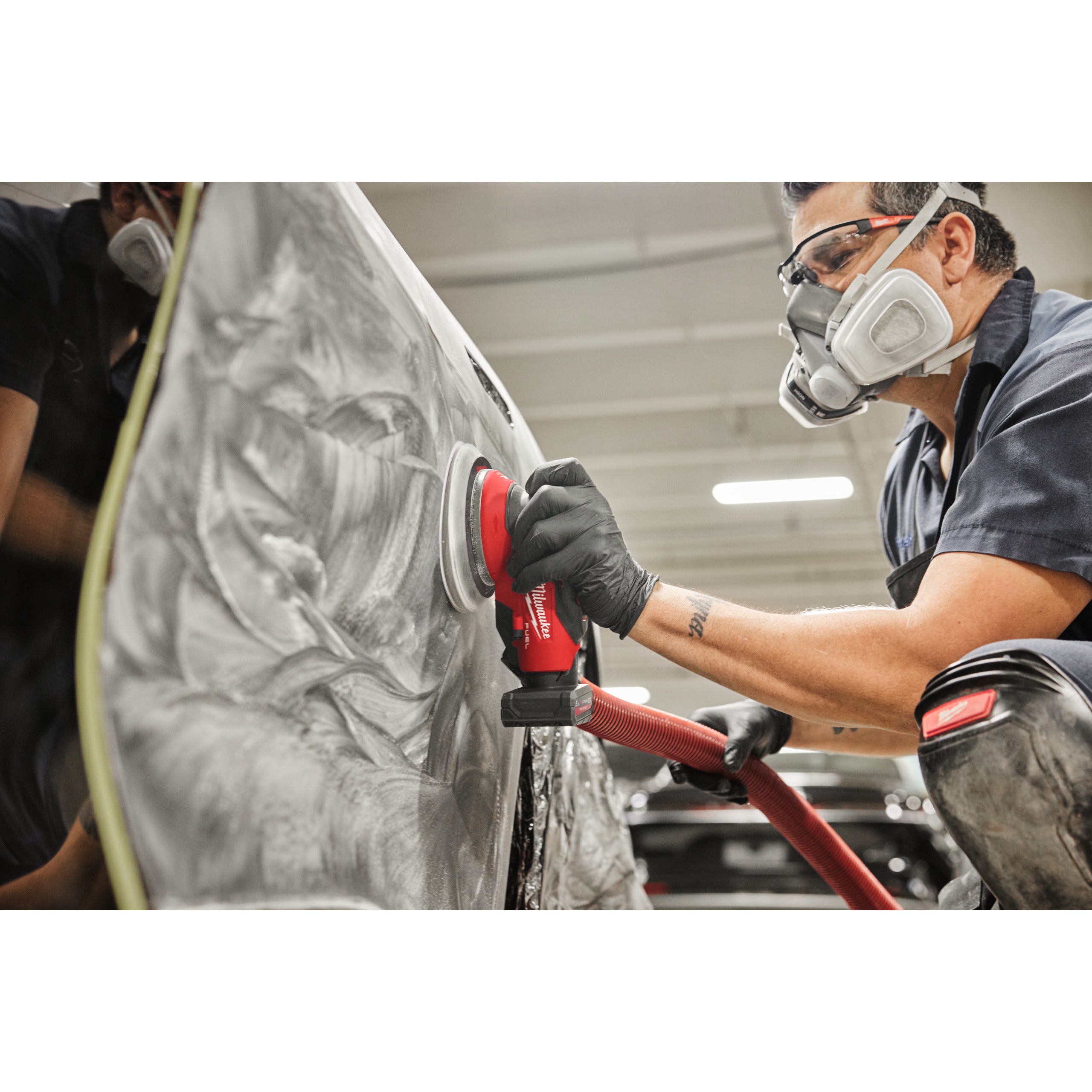 Șlefuitor orbital Milwaukee M12 FROS5-502X FUEL™ 150 mm cu orbită de 5.0 mm, cod 4933493651