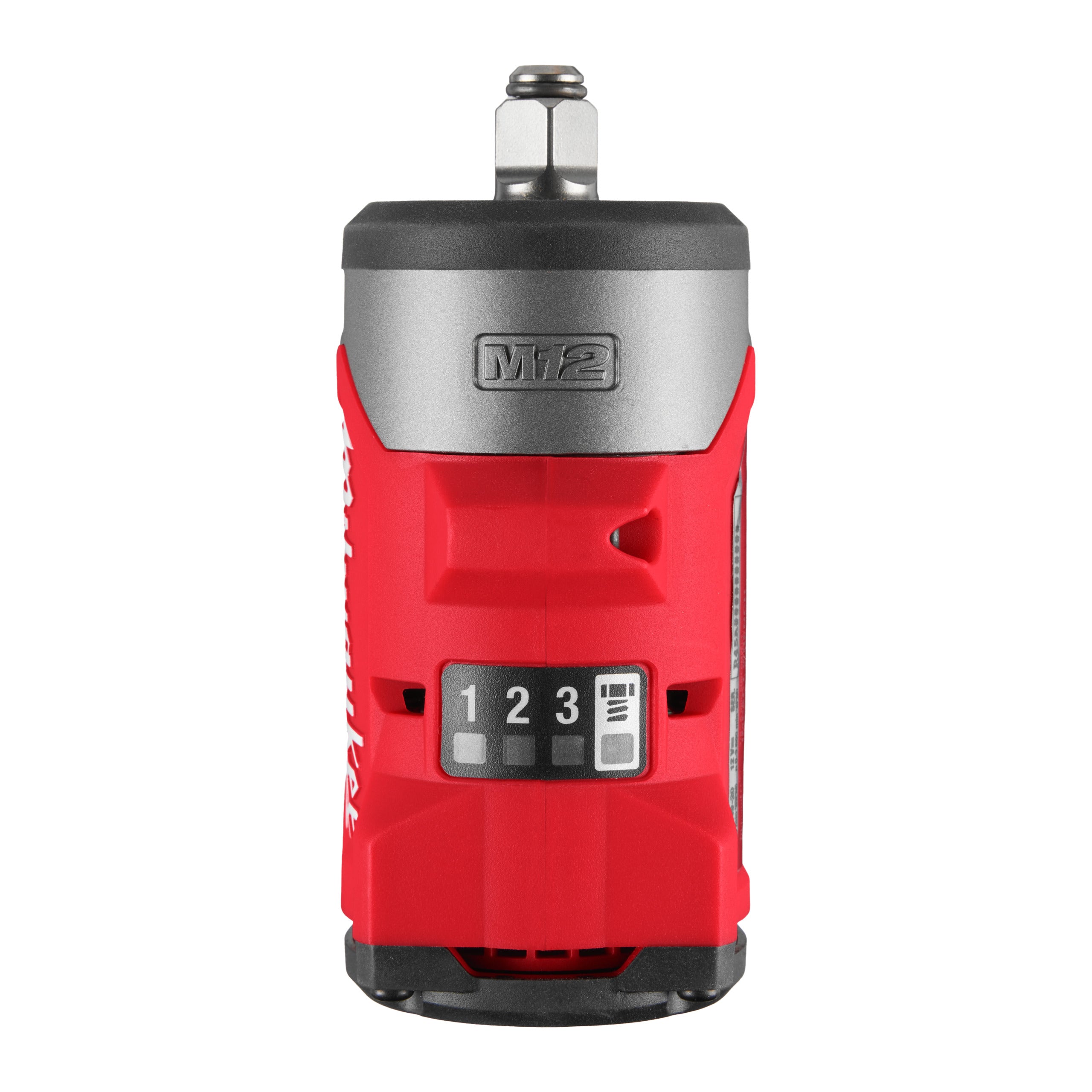 Cheie sub-compactă de impact ⅜″ Milwaukee M12 FSCIWF38-0 FUEL™ cu inel de fixare, cod 4933498969