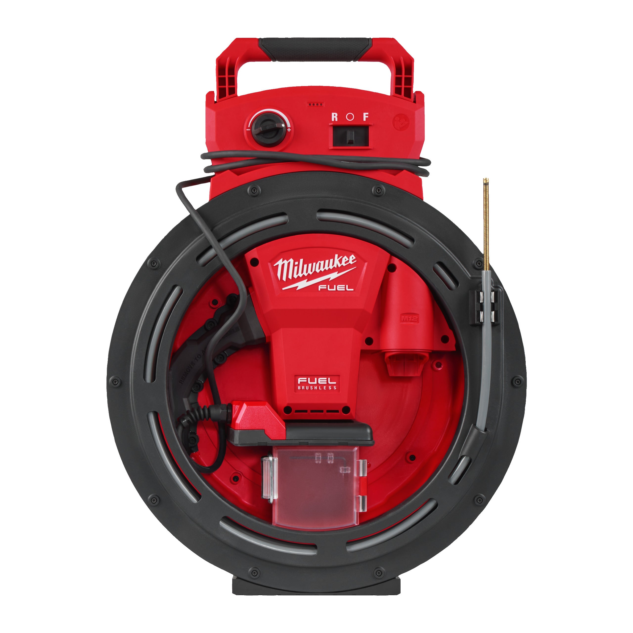 Mașină desfundare Milwaukee M12 HSFSM-0 cu ax flexibil de mare viteză, cod 4933498377