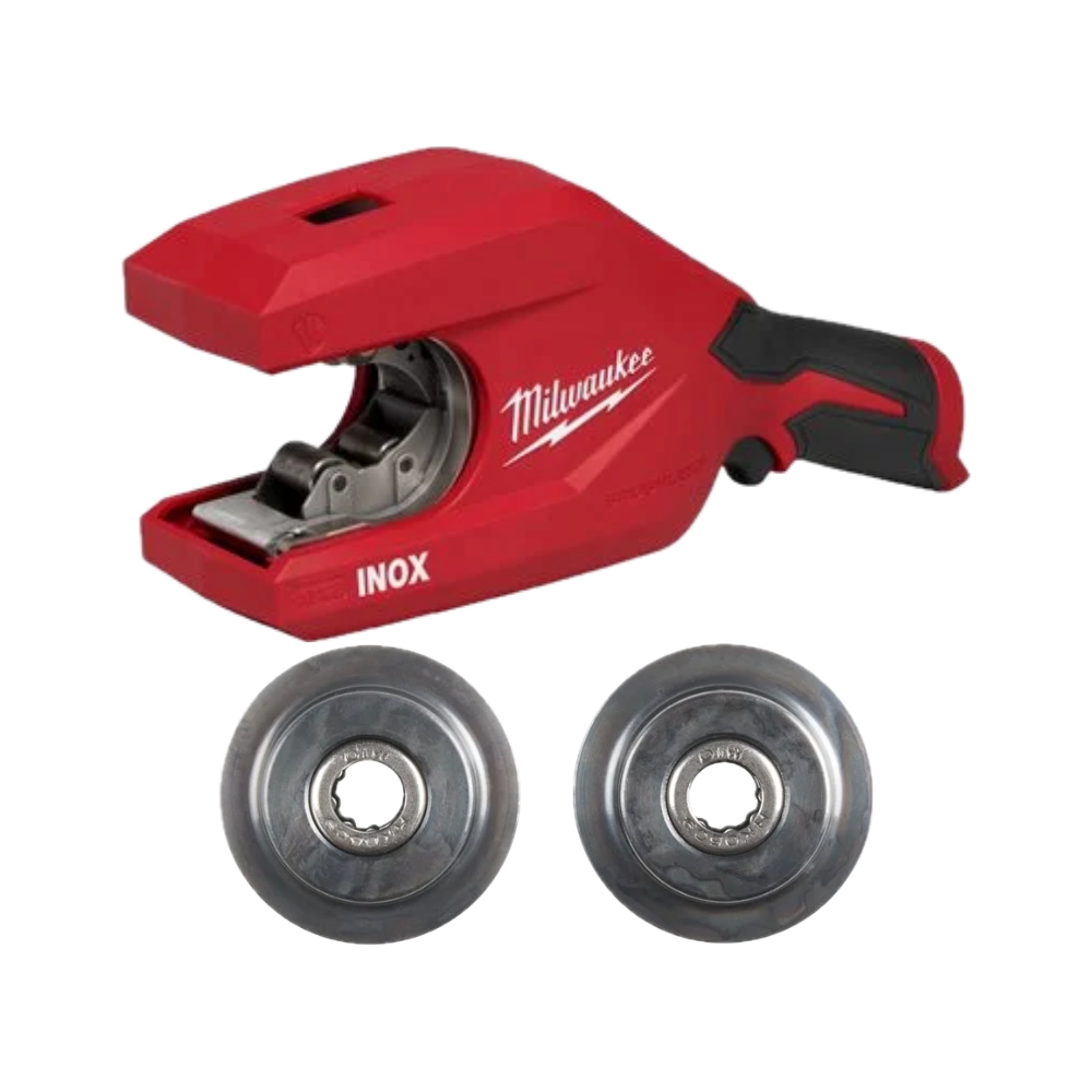 Tăietor de țevi din oțel inoxidabil Milwaukee M12™ PCSS54-0 RAPTORXL, 1 x set role PCSSW54, cod 4933498374