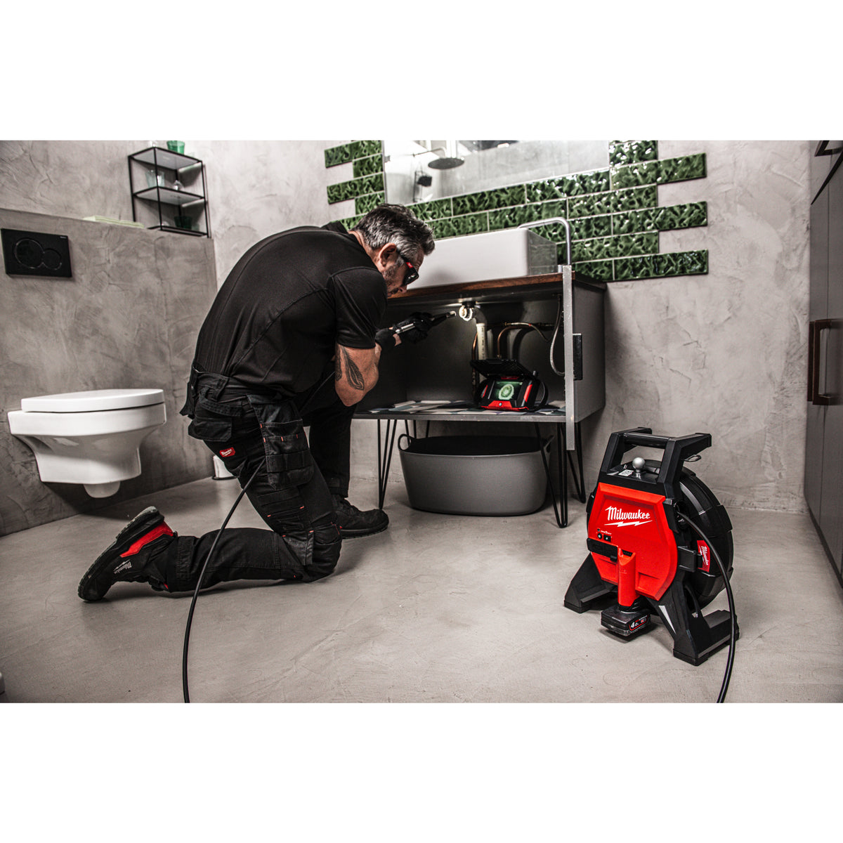 Cameră de inspecție canalizare Milwaukee M12 SICO26-0 26 m cu ONE-KEY™, cod 4933498230