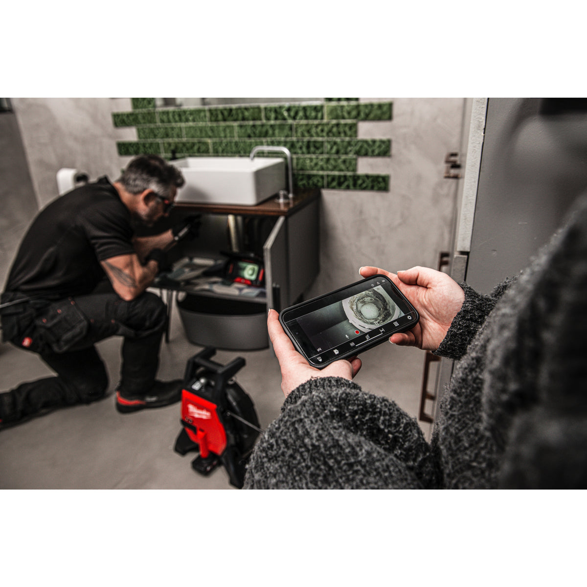 Cameră de inspecție canalizare Milwaukee M12 SICO26-0 26 m cu ONE-KEY™, cod 4933498230