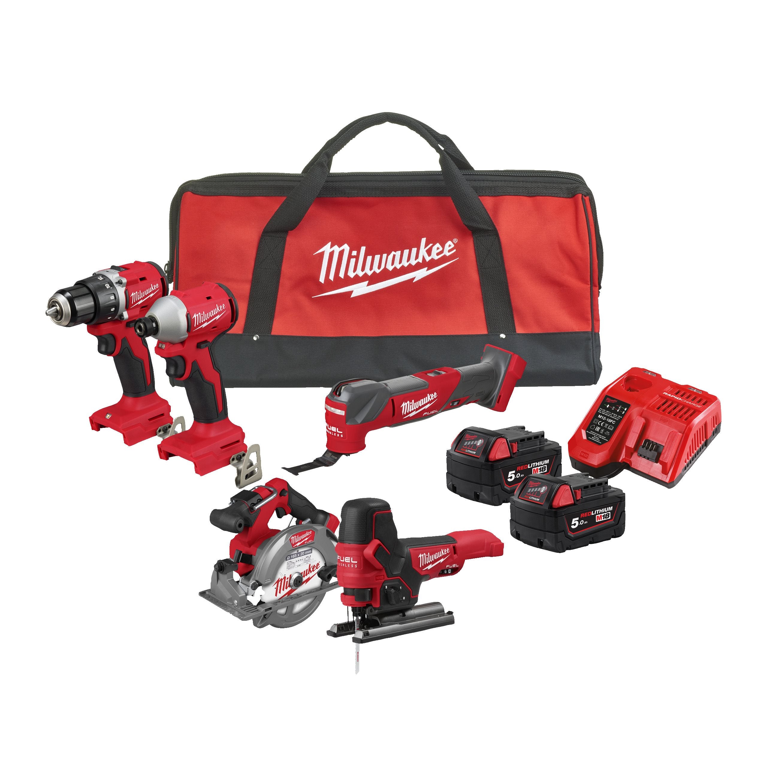 Set Milwaukee M18 BLCPP5A-502B FUEL POWER PACK, cod 4933492838