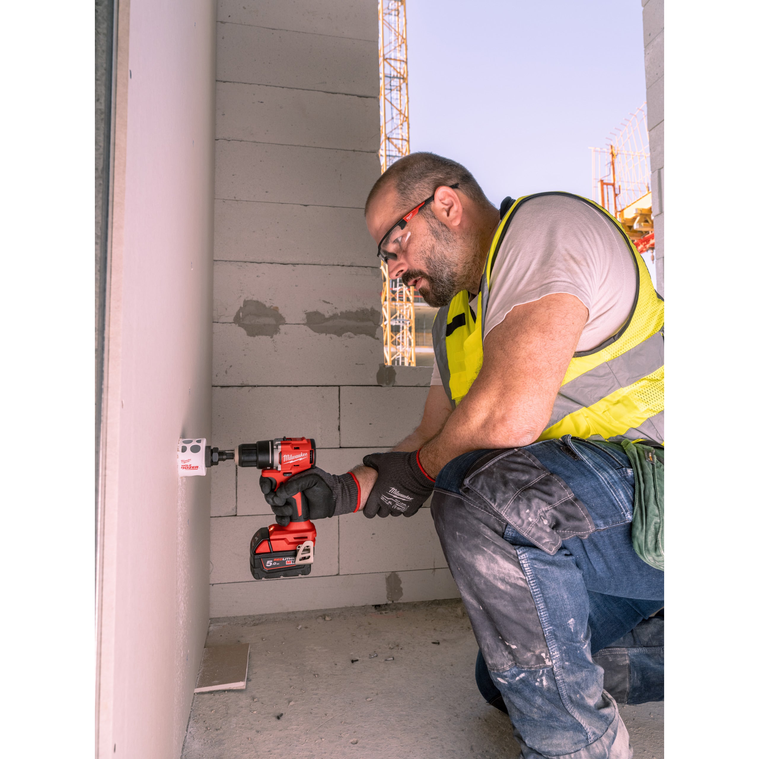 Mașină de găurit, compactă, cu motor fără perii Milwaukee M18 BLDDRC-0X, cod 4933492832