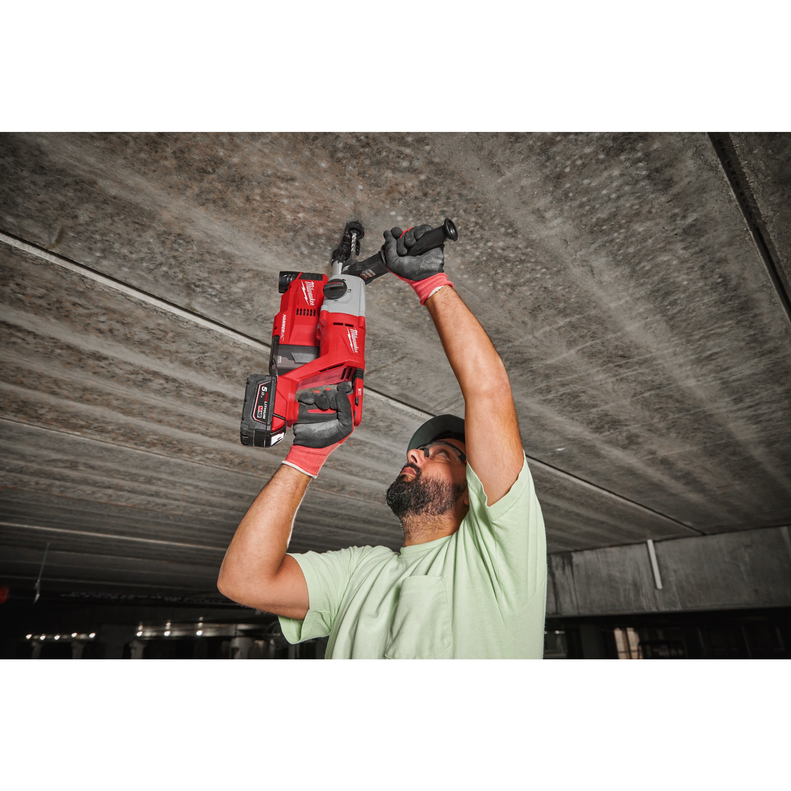 Ciocan rotopercutor fără perii 26 mm SDS-Plus Milwaukee M18 BLHACD26-0X cu mâner D, cod 4933492482