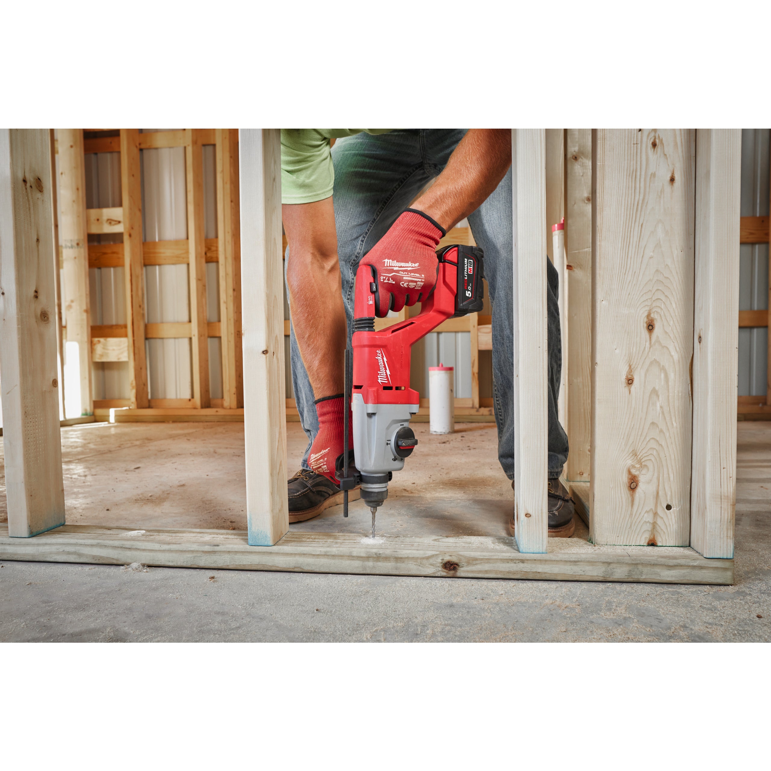 Ciocan rotopercutor fără perii 26 mm SDS-Plus Milwaukee M18 BLHACD26-0X cu mâner D, cod 4933492482