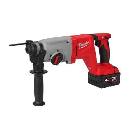 Ciocan rotopercutor Milwaukee M18 BLHACD26-402X, 26 mm SDS-Plus cu mâner D, 2 x acumulator M18 B4, 1 x încărcător M12-18 C, 1 x cutie HD, cod 4933492480 - BIG STORE (Dynamic Tools SRL)