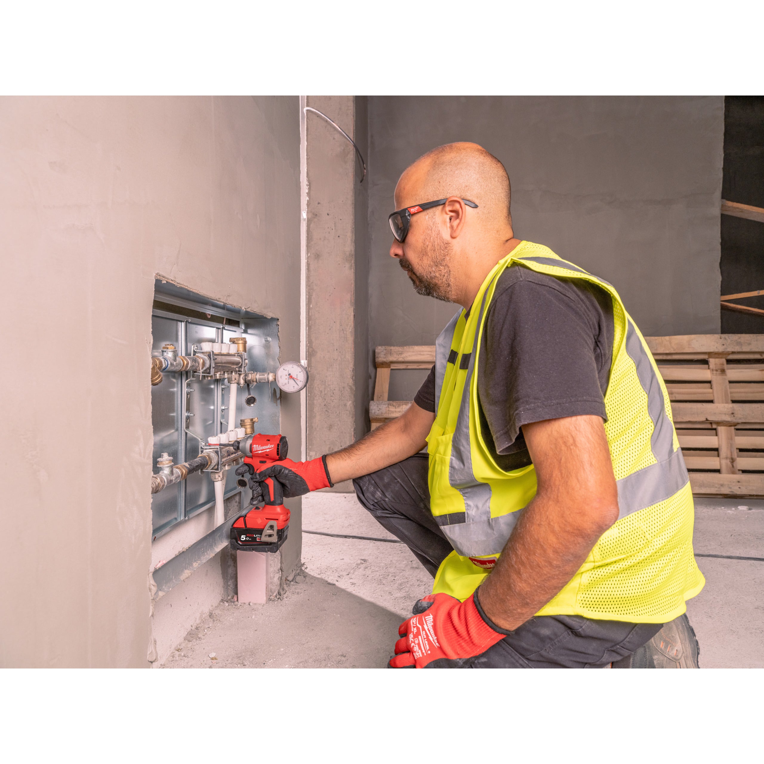 Set combinat de scule cu motor fără perii Milwaukee M18 BLCPP2B-402C, cod 4933492836