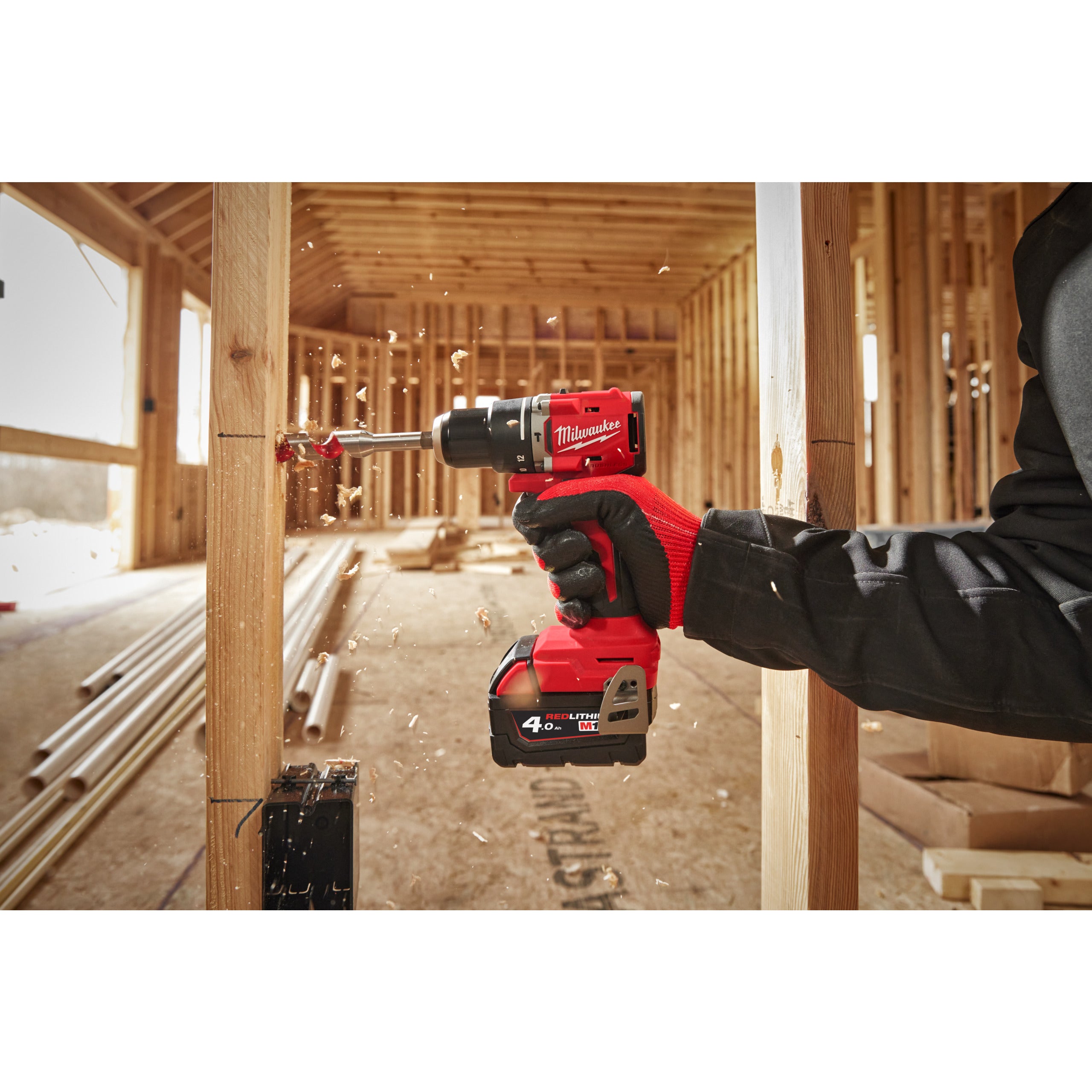 Mașină de găurit compactă, cu percuție și motor fără perii Milwaukee M18 BLPDRC-0, cod 4933492820