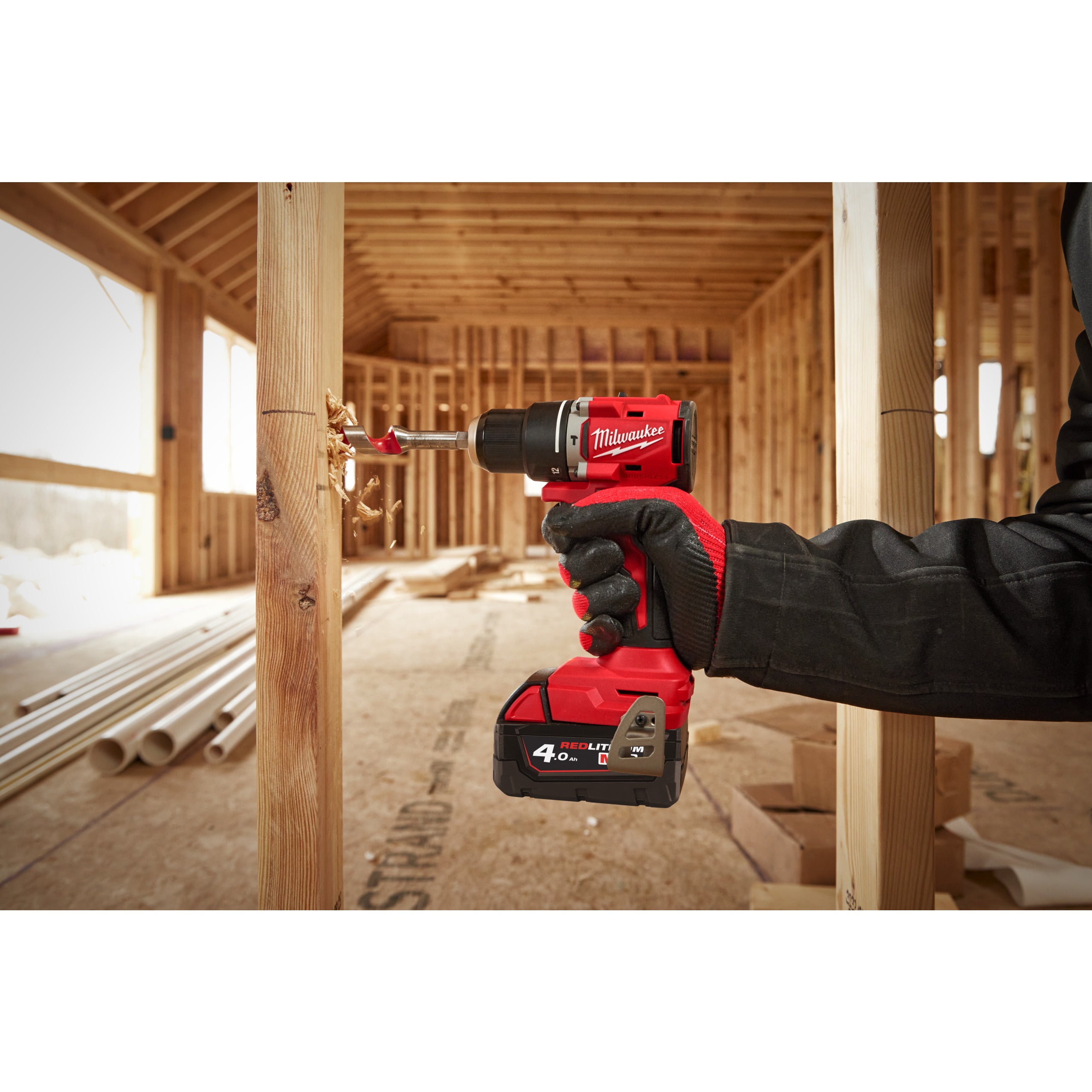 Mașină de găurit compactă, cu percuție și motor fără perii Milwaukee M18 BLPDRC-0, cod 4933492820