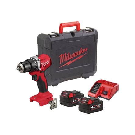 Mașină de găurit compactă, cu percuție și motor fără perii Milwaukee M18 BLPDRC-422C, 62Nm, 18V, cod 4933492825