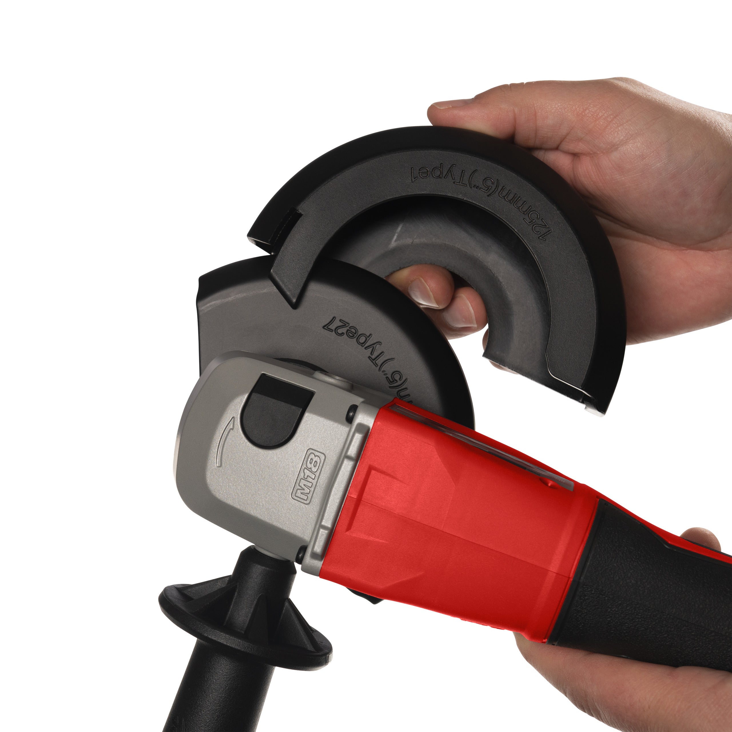 Polizor unghiular fără perii 125 mm Milwaukee M18 BLSAG125XPD-402X cu comutator tip clapetă, cod 4933492646