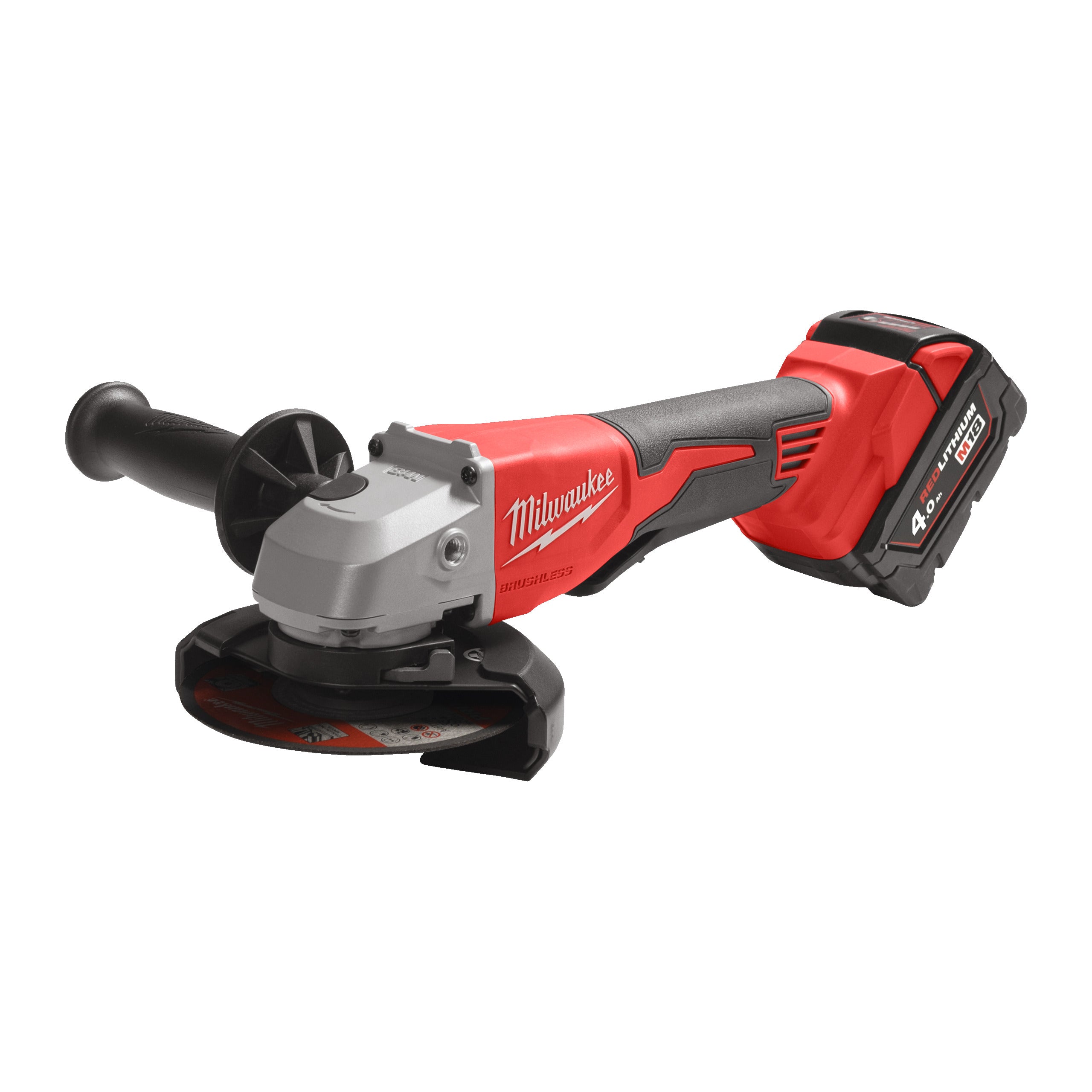 Polizor unghiular fără perii 125 mm Milwaukee M18 BLSAG125XPD-402X cu comutator tip clapetă, cod 4933492646