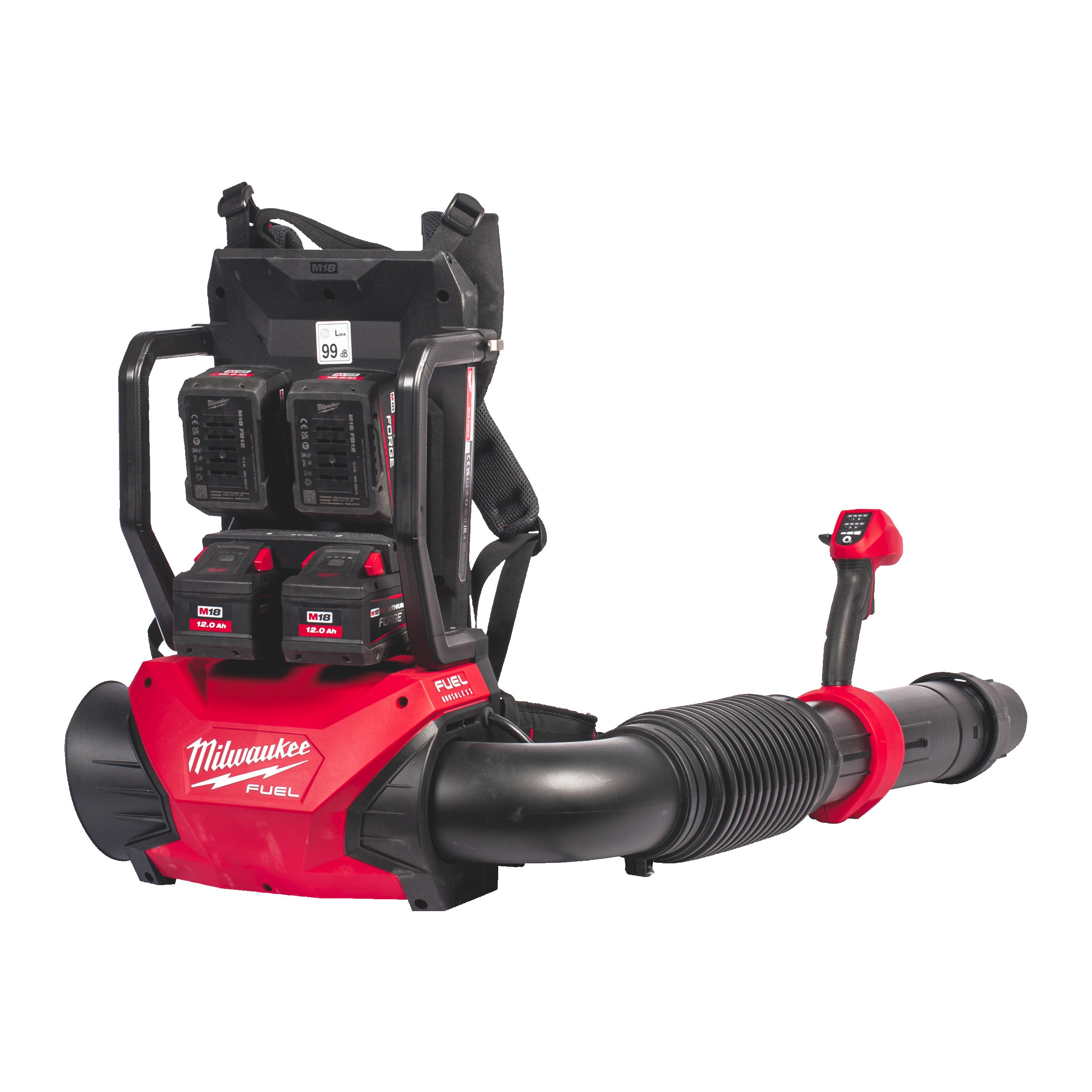 Suflantă Milwaukee M18 F2BPB-124 FUEL™ tip rucsac cu doi acumulatori, cod 4933499231