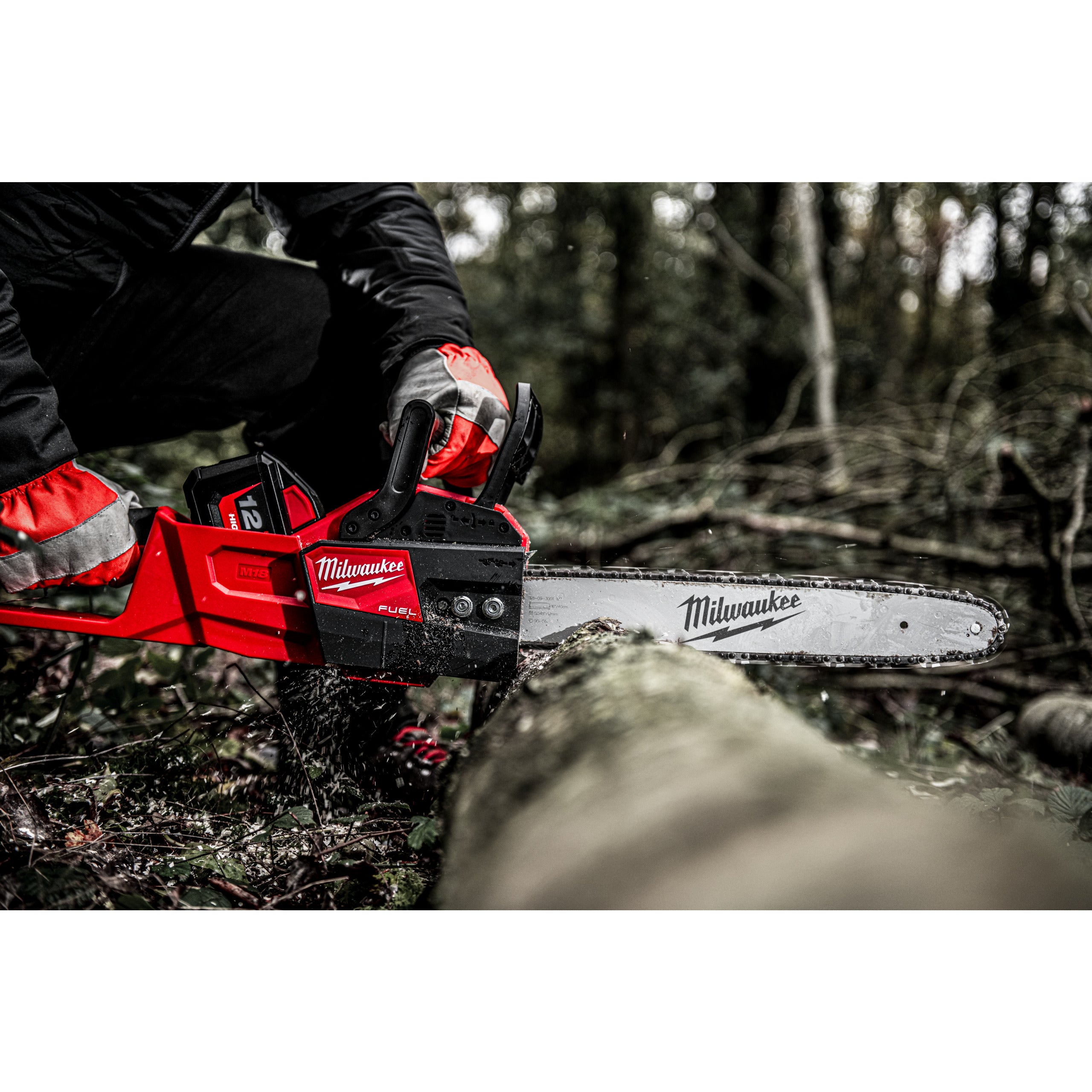 Fierăstrău cu lanț 40 cm Milwaukee M18 FCHS-122 FUEL™, cod 4933499217