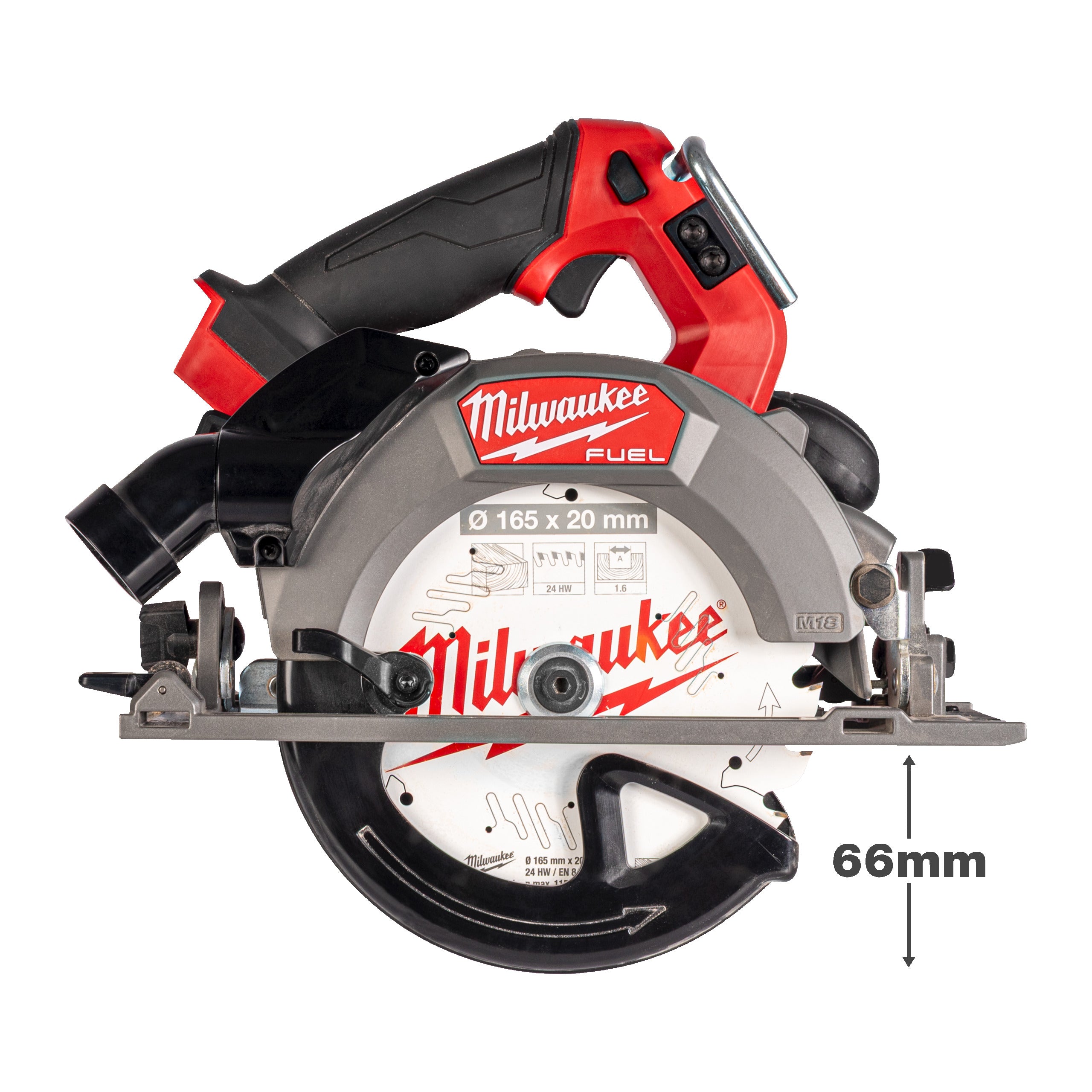 Fierăstrău circular Milwaukee M18 FCSDC165-0C FUEL™ 165 mm, cod 4933499996