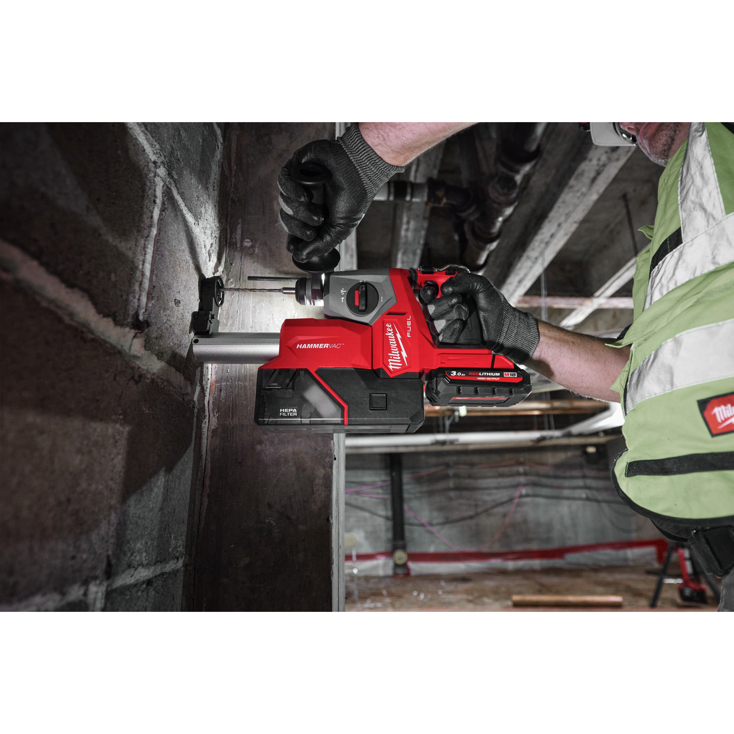 Ciocan rotopercutor 16 mm SDS-Plus Milwaukee M18 FHAC16-0 FUEL™ 4 moduri, cod 4933498582