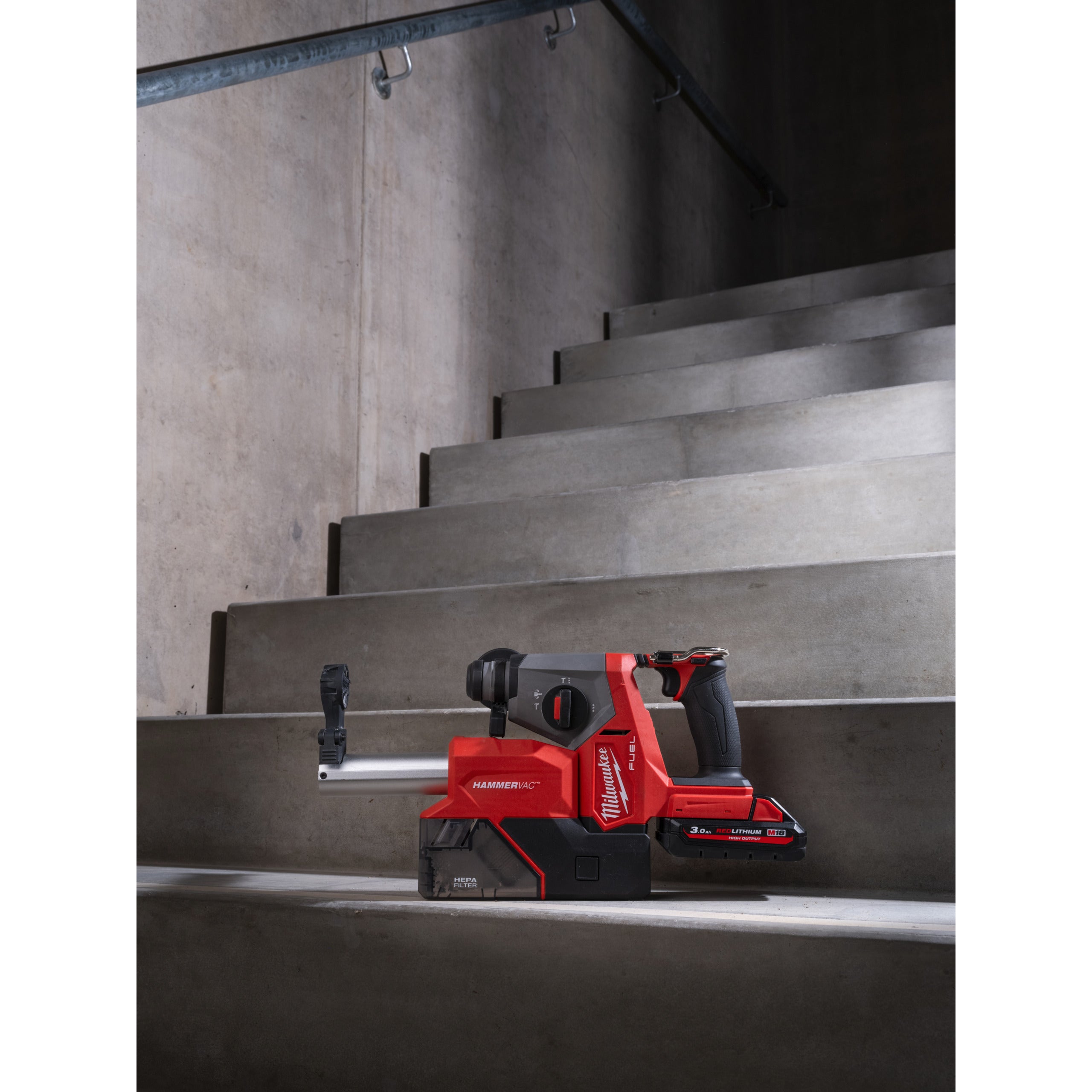 Ciocan rotopercutor 16 mm SDS-Plus Milwaukee M18 FHAC16-0 FUEL™ 4 moduri, cod 4933498582
