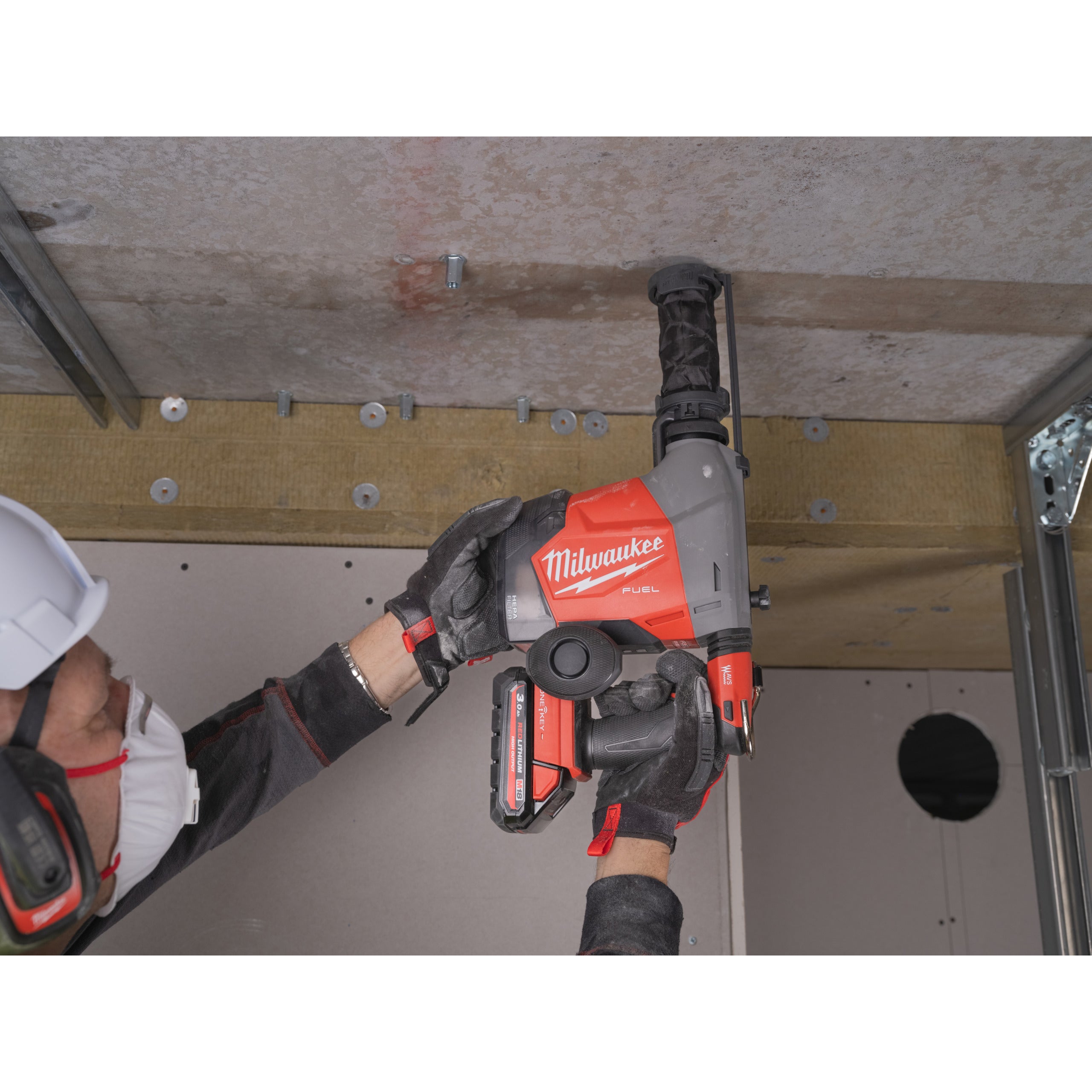 Ciocan rotopercutor 16 mm SDS-Plus Milwaukee M18 FHAC16-0 FUEL™ 4 moduri, cod 4933498582