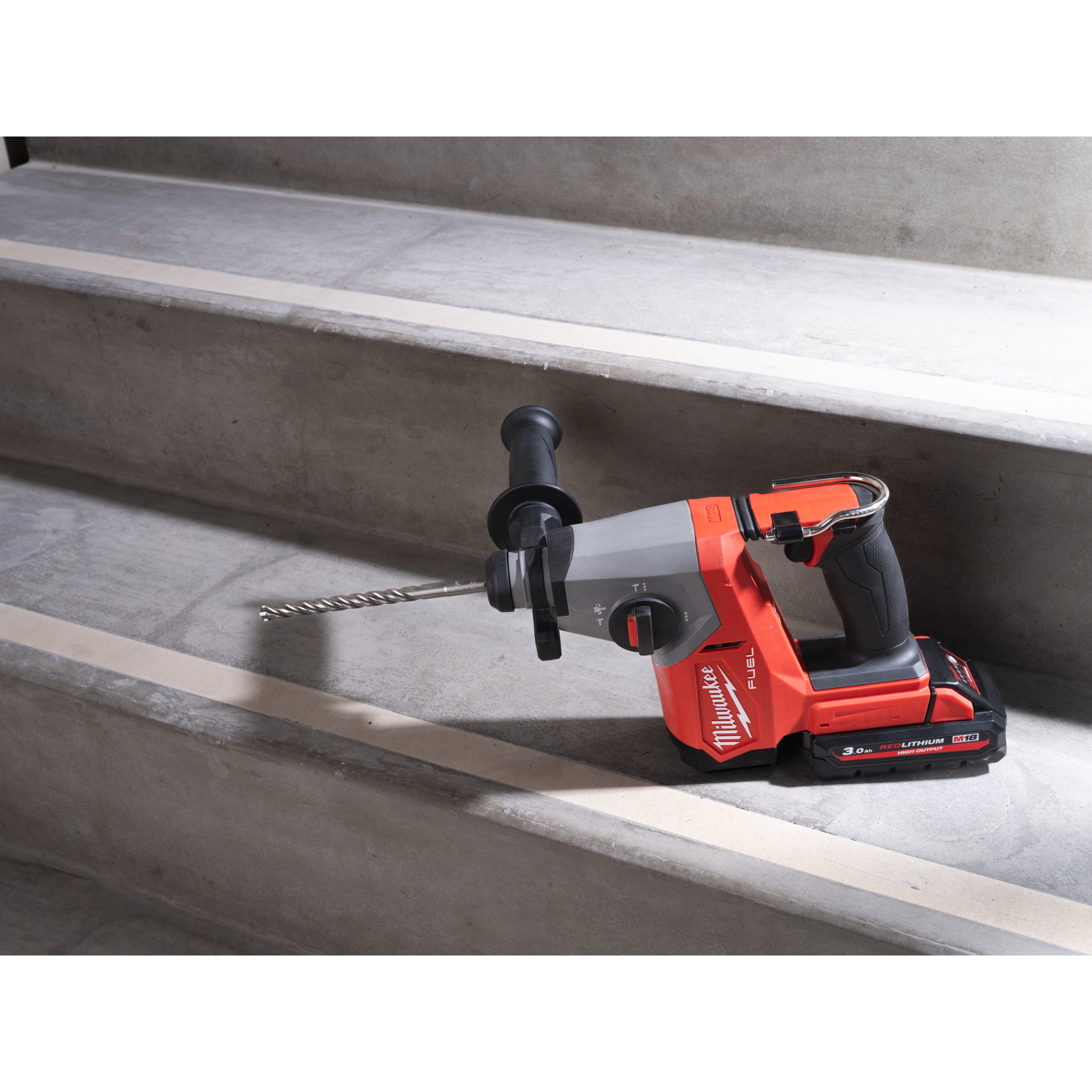 Ciocan rotopercutor 16 mm SDS-Plus Milwaukee M18 FHAC16-0 FUEL™ 4 moduri, cod 4933498582