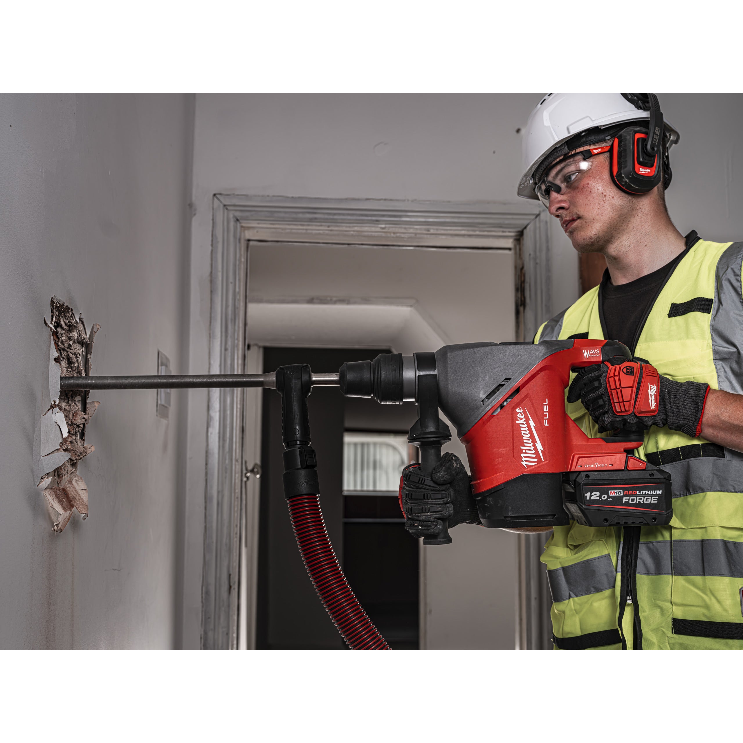 Rotopercutor SDS Max Ciocan rotopercutor SDS-Max Milwaukee M18 FHACO540-0C FUEL™ 40 mm ONE-KEY™, cod 4933493137